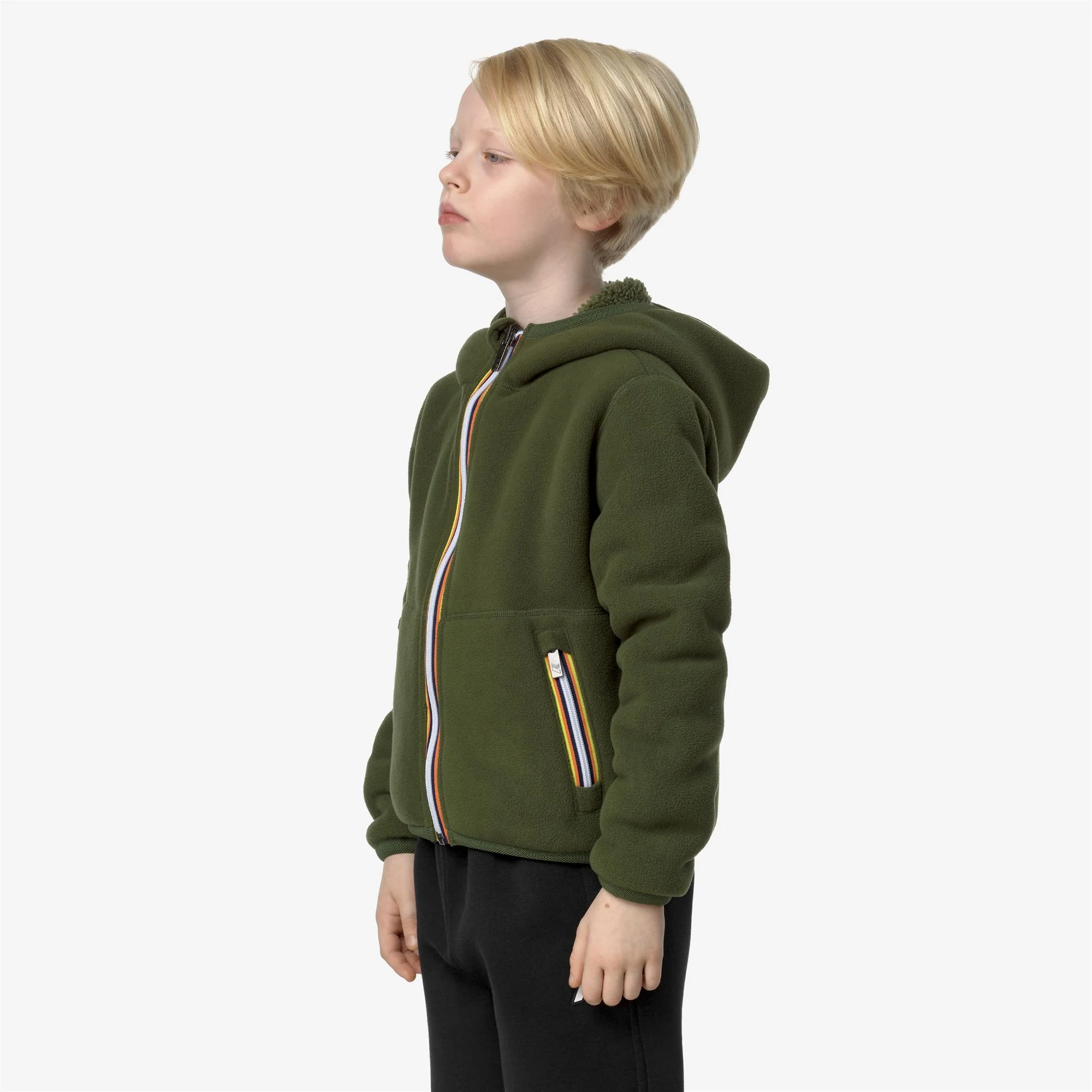 P. JACK SHERPA POLAR REVERSIBLE - Fleece - Jacket - Boy - GREEN C-GREEN C - Image 5