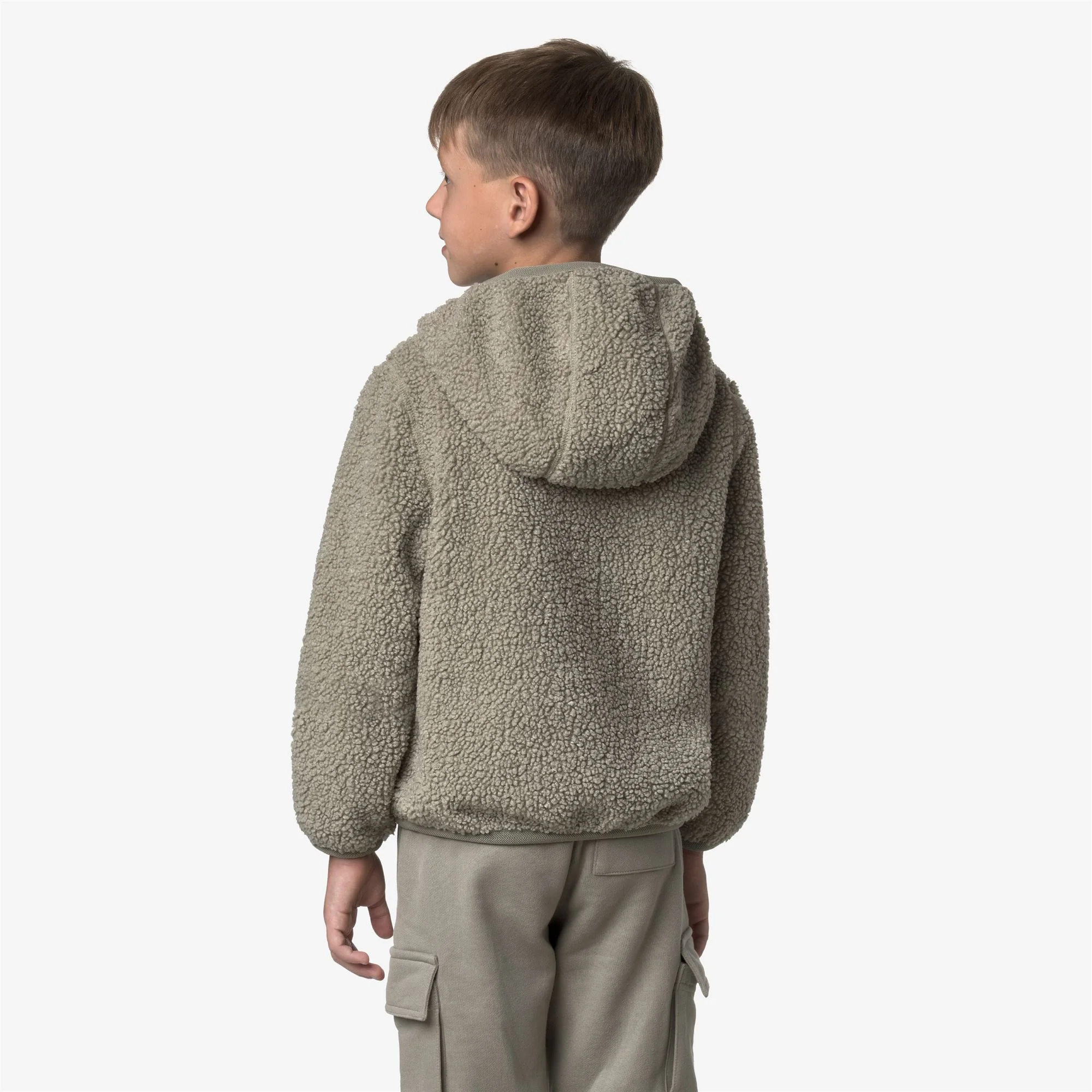 P. JACK SHERPA POLAR REVERSIBLE - Fleece - Hoodie Full Zip - Boy - GREEN OAK-BLUE DEEP COBALT - Image 6