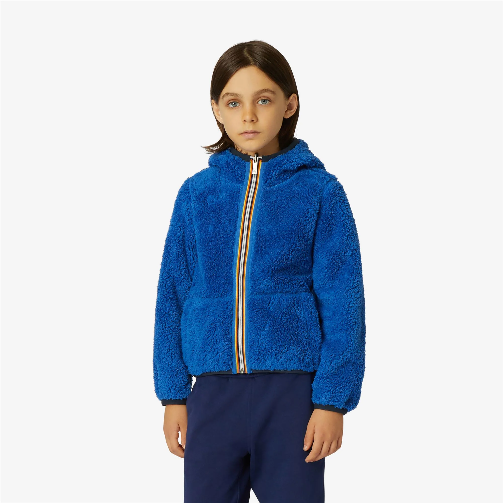 P. JACQUES POLAR REVERSIBLE - Fleece - Jacket - Boy - BLUE DEPTH-BLUE ROYAL MARINE - Image 3