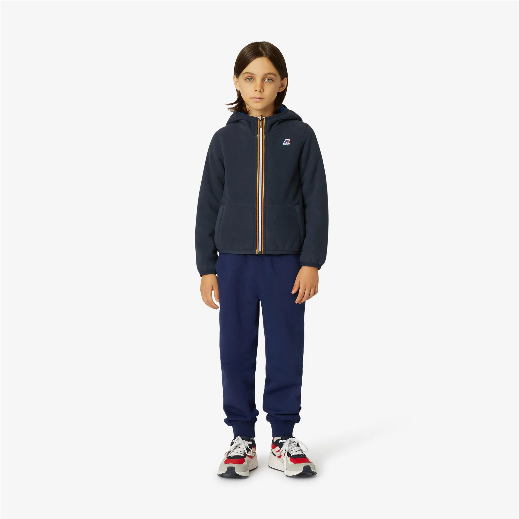 P. JACQUES POLAR REVERSIBLE - Fleece - Jacket - Boy - BLUE DEPTH-BLUE ROYAL MARINE - Image 4