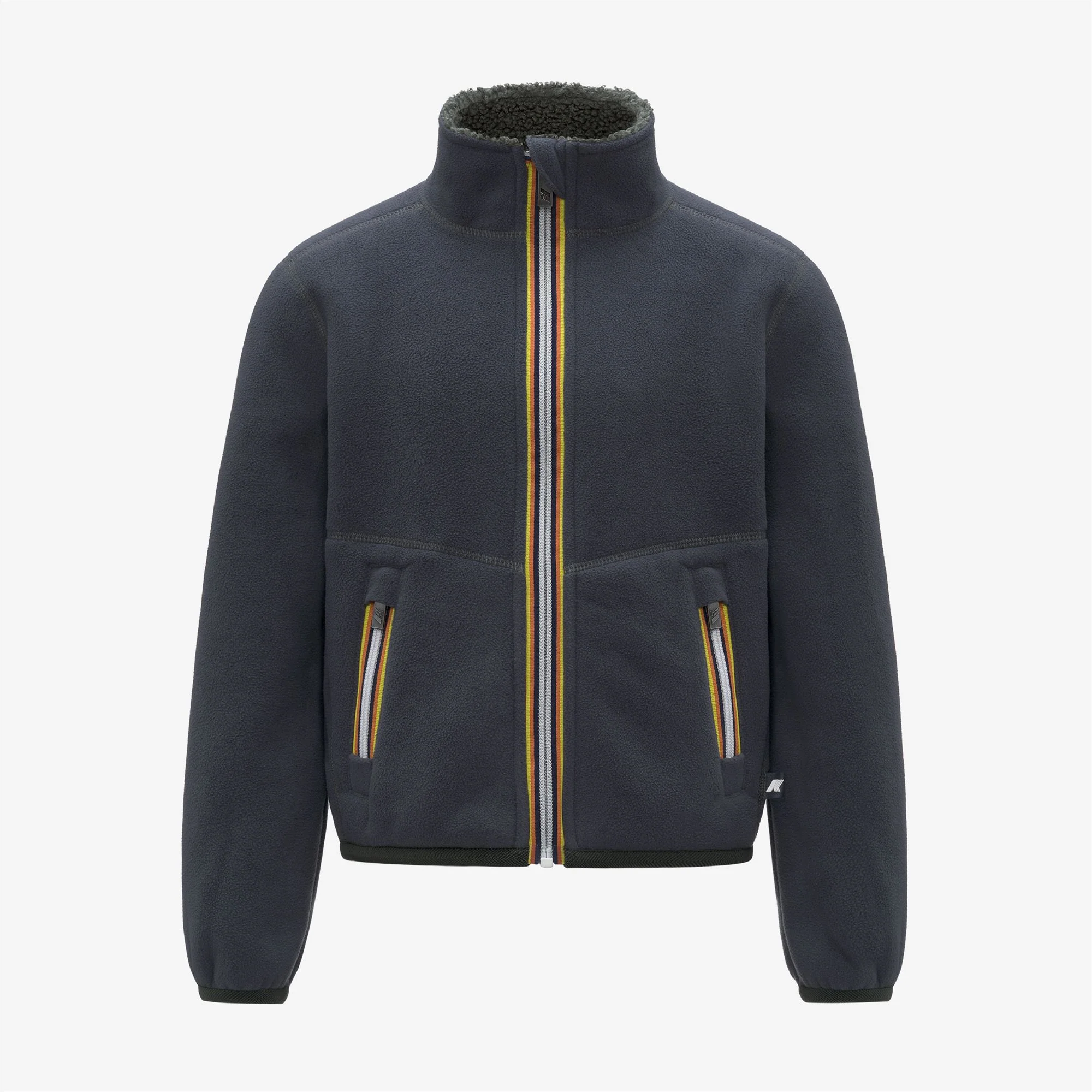 P. PASCAL SHERPA POLAR REVERSIBLE - Fleece - Jacket - Boy - GREEN BLACKISH-BLUE AIRFORCE - Image 2