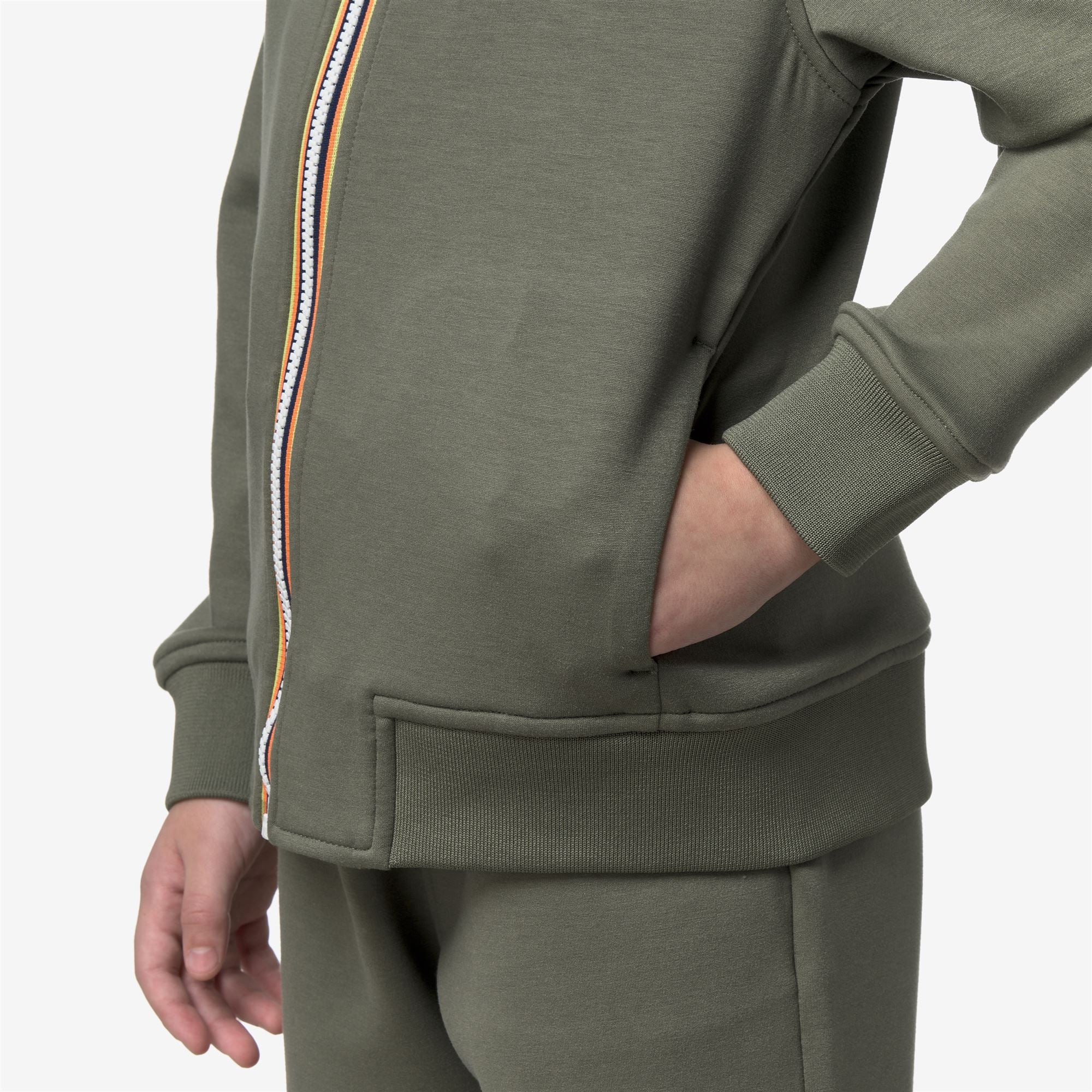 P. RAINER LIGHT SPACER - Fleece - Jacket - Boy - GREEN LICHEN - Image 2