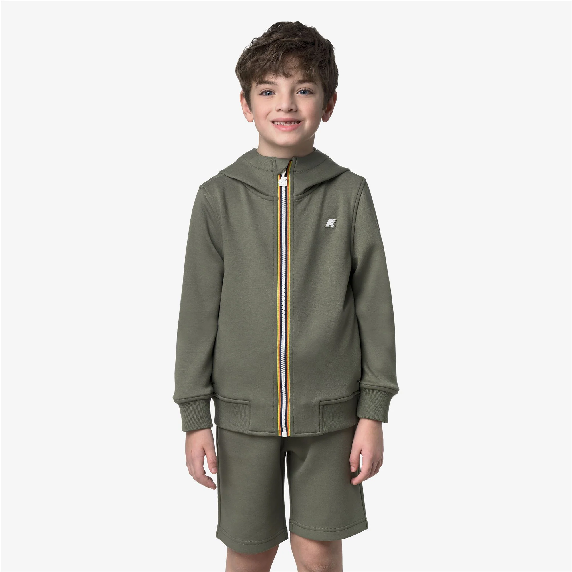 P. RAINER LIGHT SPACER - Fleece - Jacket - Boy - GREEN LICHEN - Image 3
