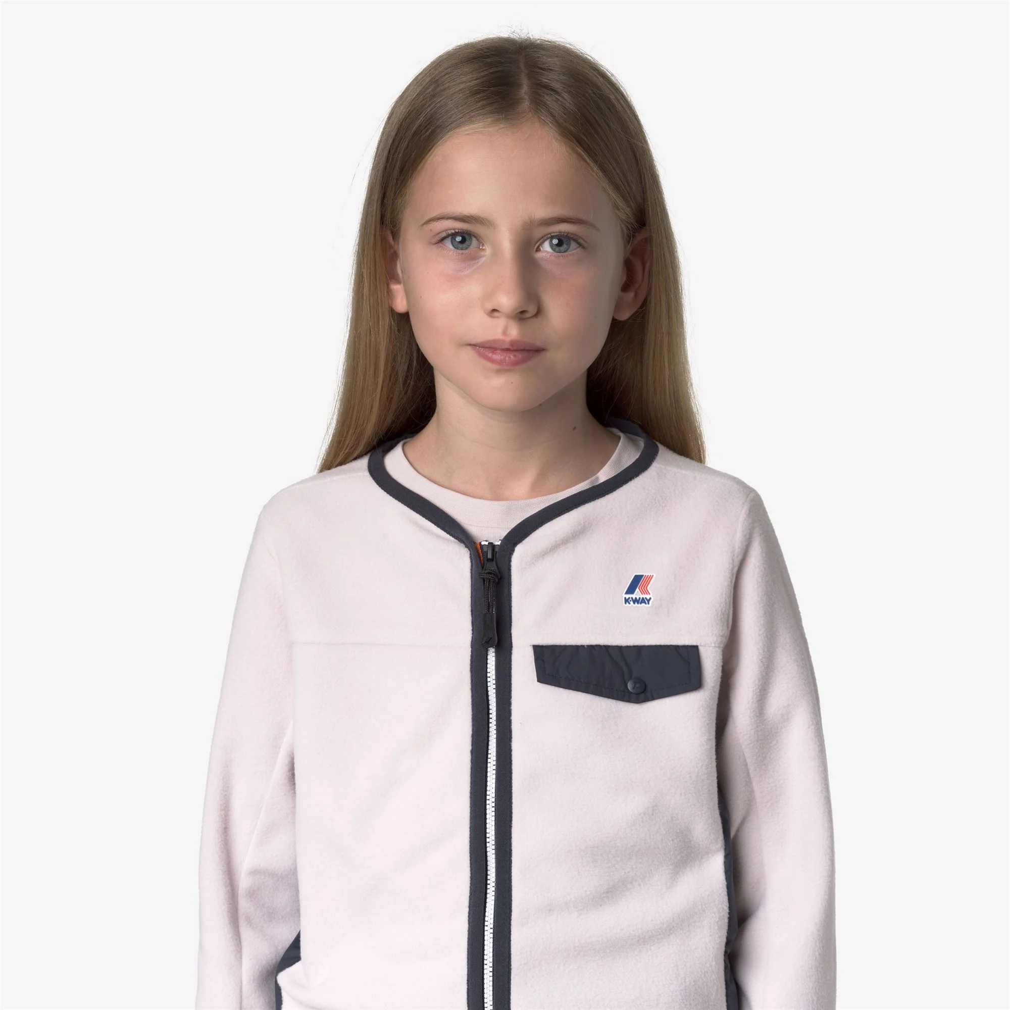 P. ARISTIDE 4.0 POLAR - Fleece - Jacket - Girl - ROSE HUSHED-BLUE DEPTH - Image 2