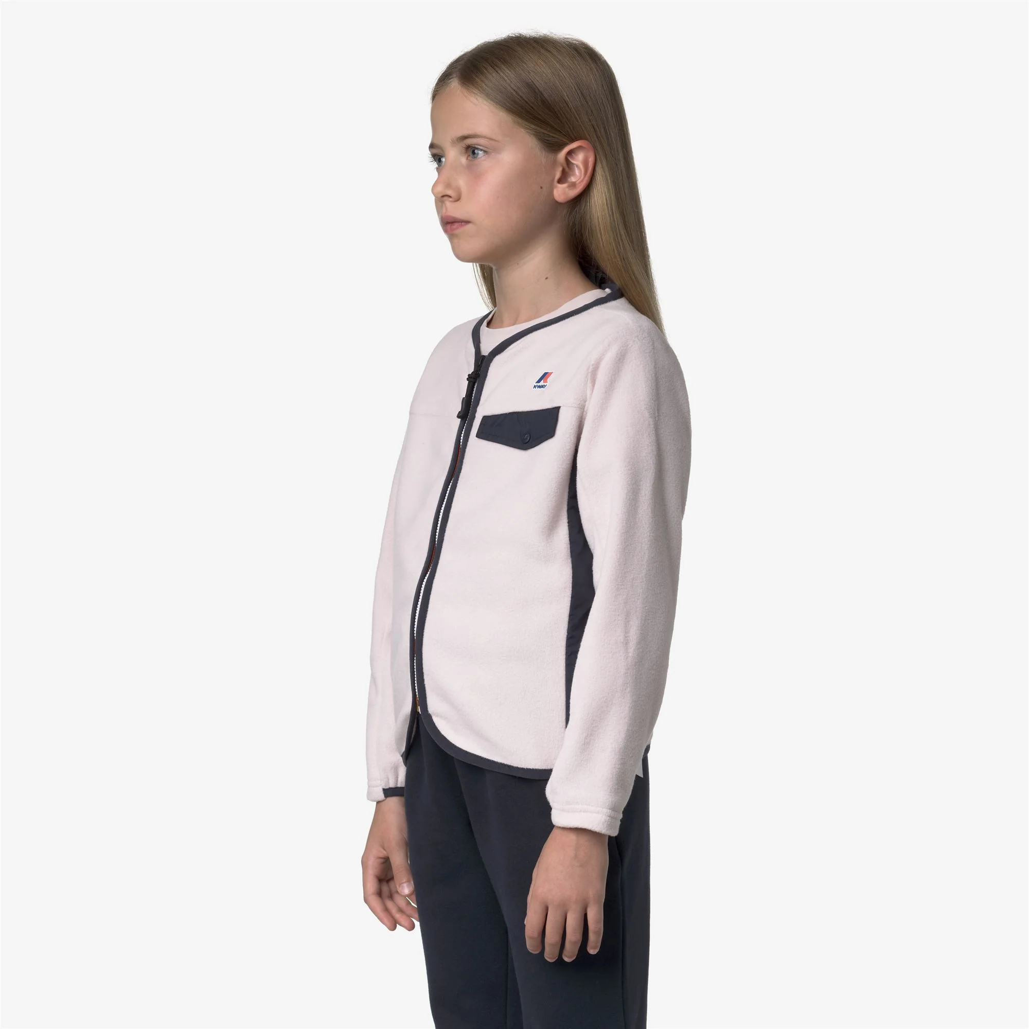 P. ARISTIDE 4.0 POLAR - Fleece - Jacket - Girl - ROSE HUSHED-BLUE DEPTH - Image 4