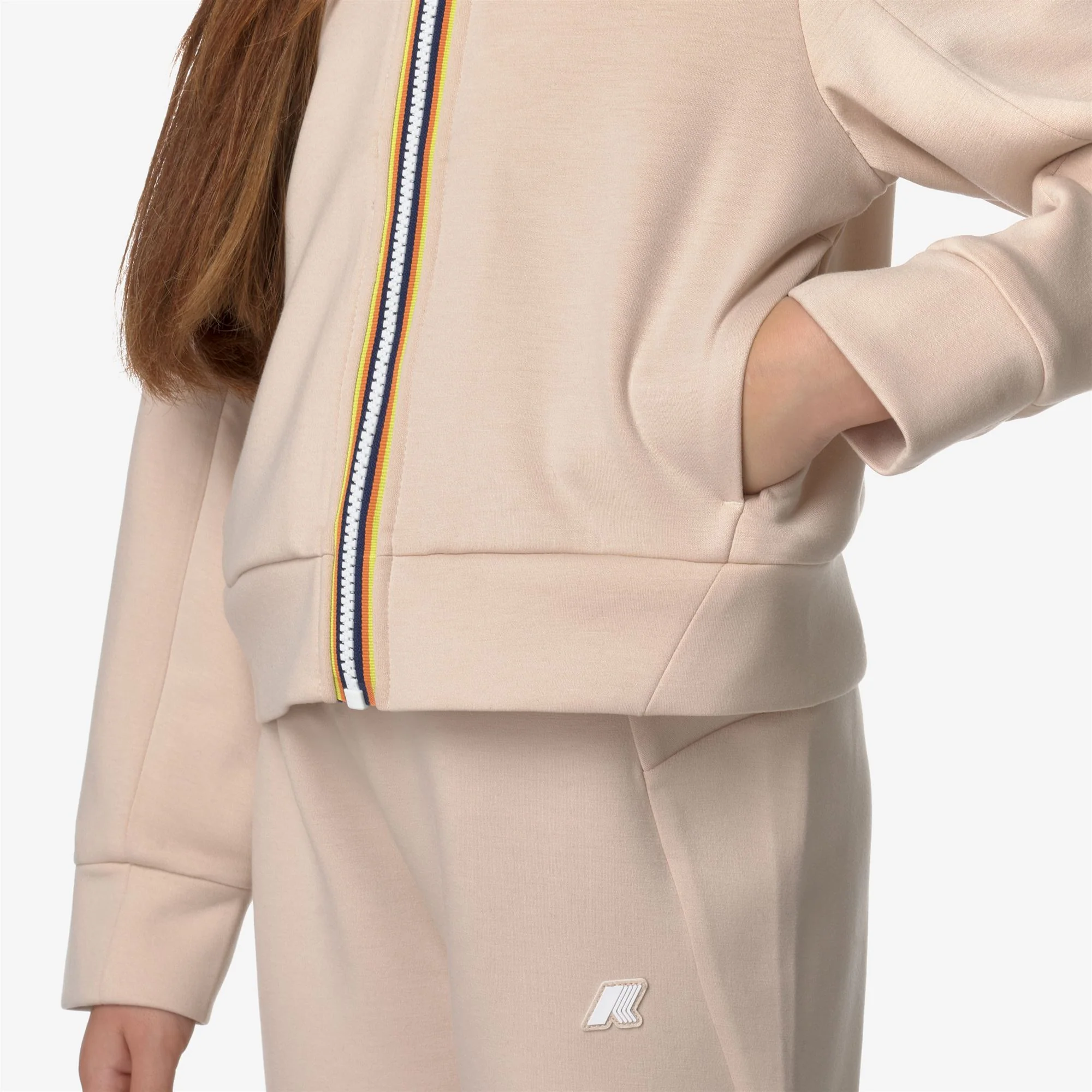 P. DIVINE LIGHT SPACER - Fleece - Hoodie Full Zip - Girl - PINK TINT - Image 2
