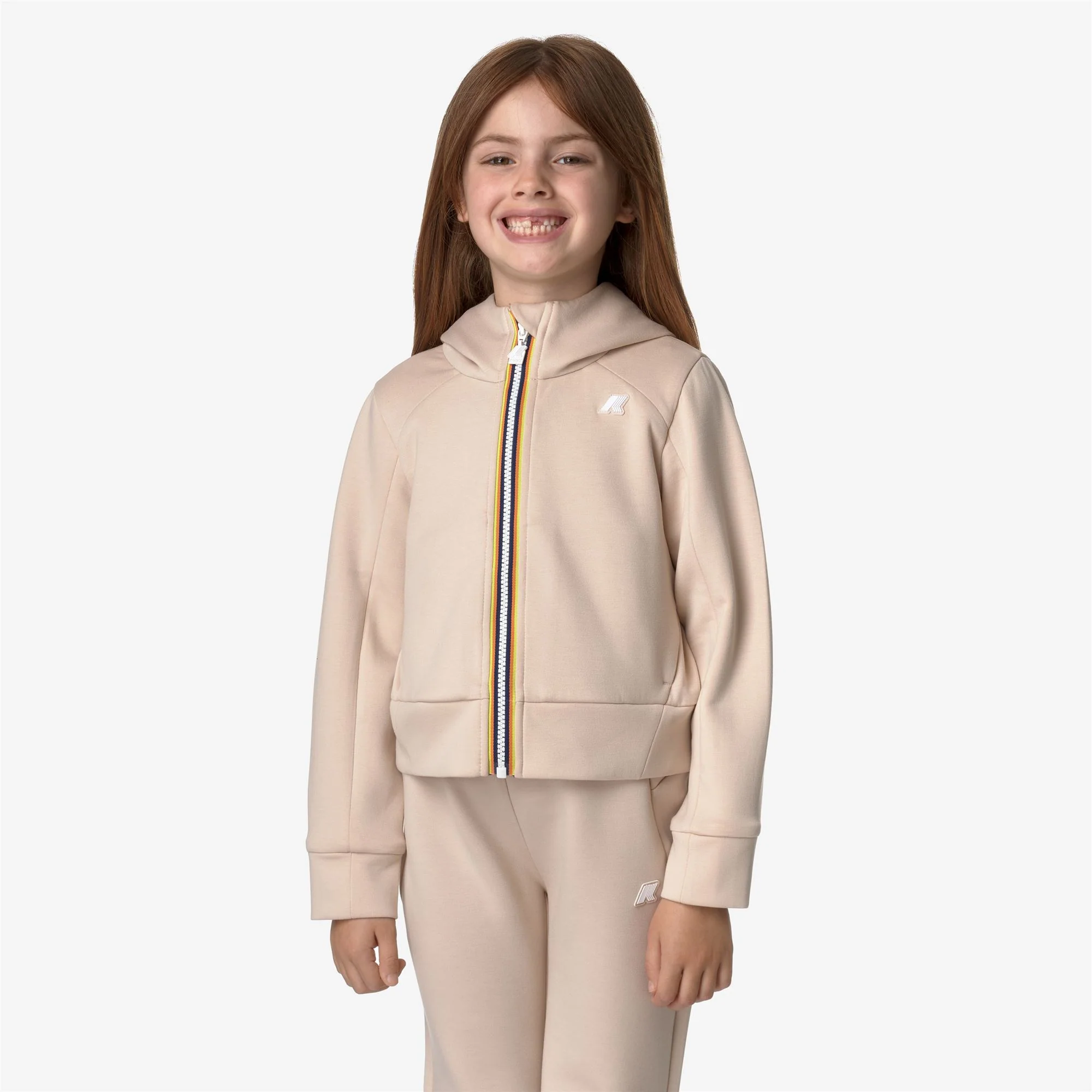 P. DIVINE LIGHT SPACER - Fleece - Hoodie Full Zip - Girl - PINK TINT - Image 3