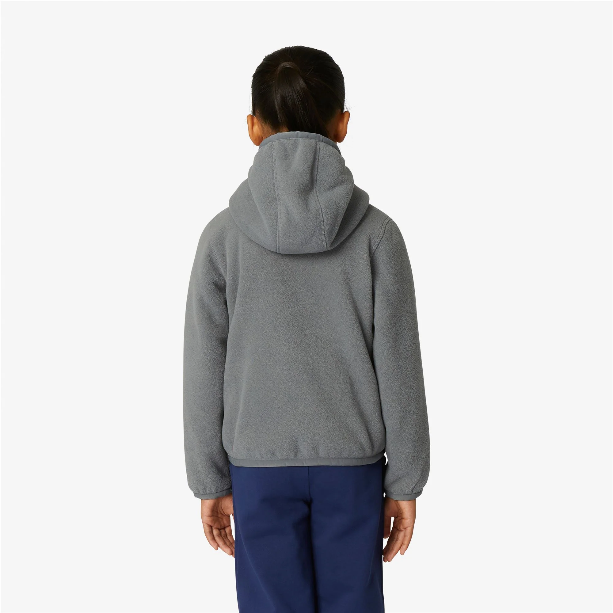 P. LILY POLAR REVERSIBLE - Fleece - Jacket - Girl - GREY MD STEEL-PINK DAFNE - Image 6