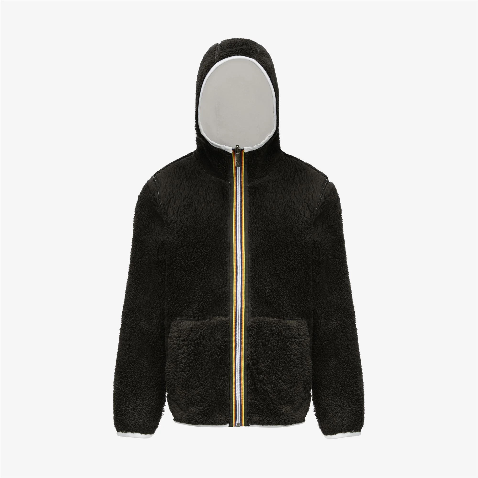 P. LILY POLAR REVERSIBLE - Fleece - Jacket - Girl - WHITE MILK-BLACK PURE - Image 2