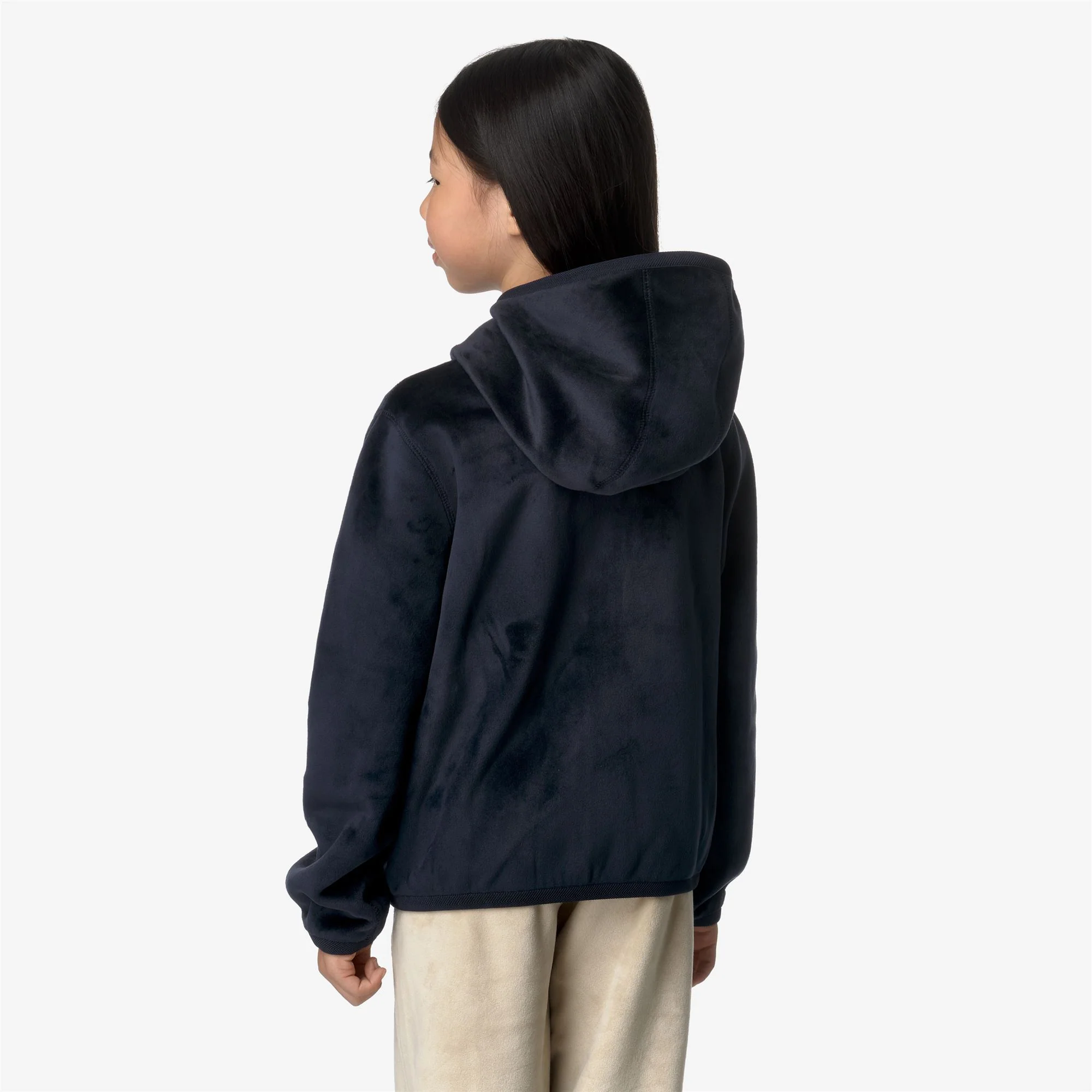 P. LILY VELOUR POLAR REVERSIBLE - Fleece - Jacket - Girl - BLUE DEPTH-BLUE DEPTH - Image 6