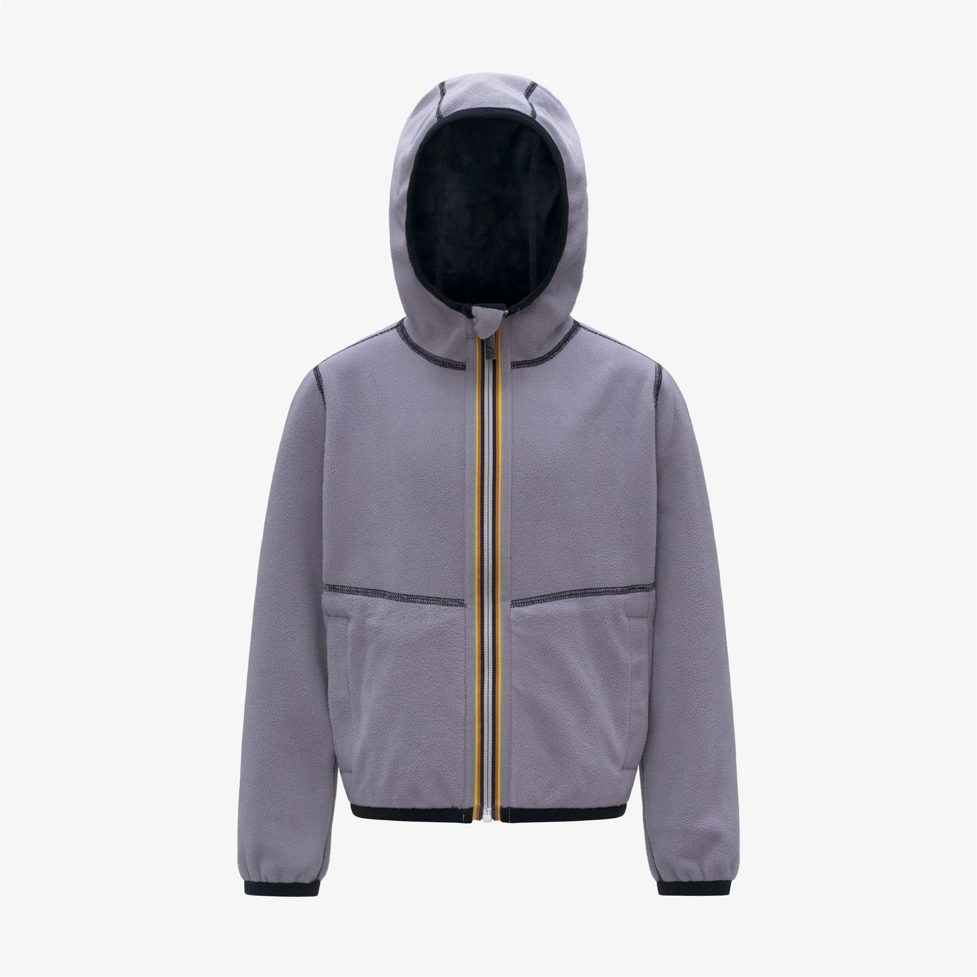 P. LILY VELOUR POLAR REVERSIBLE - Fleece - Jacket - Girl - BLUE DEPTH-VIOLET LAVENDER - Image 2