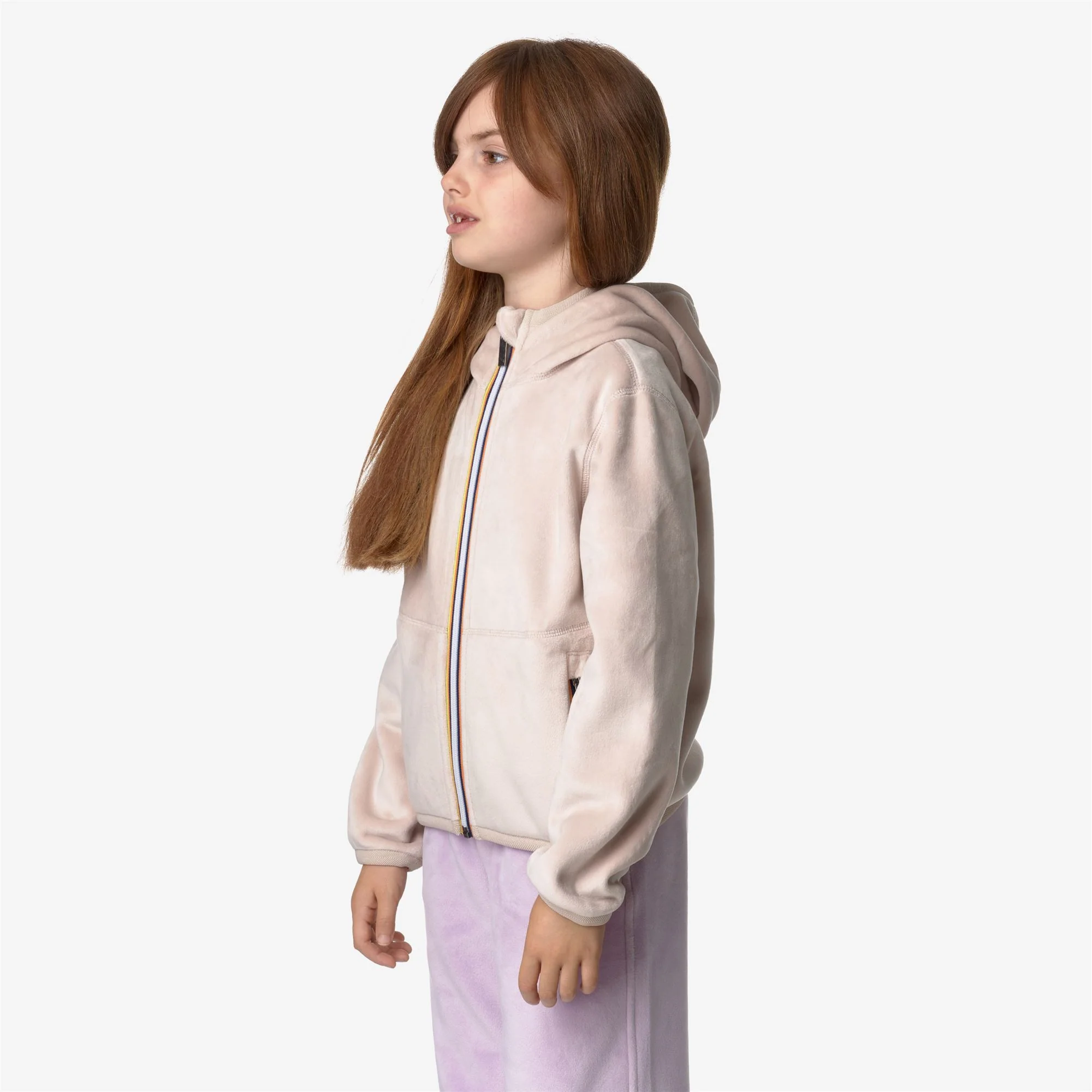 P. LILY VELOUR POLAR REVERSIBLE - Fleece - Jacket - Girl - PINK TINT-PINK TINT - Image 5
