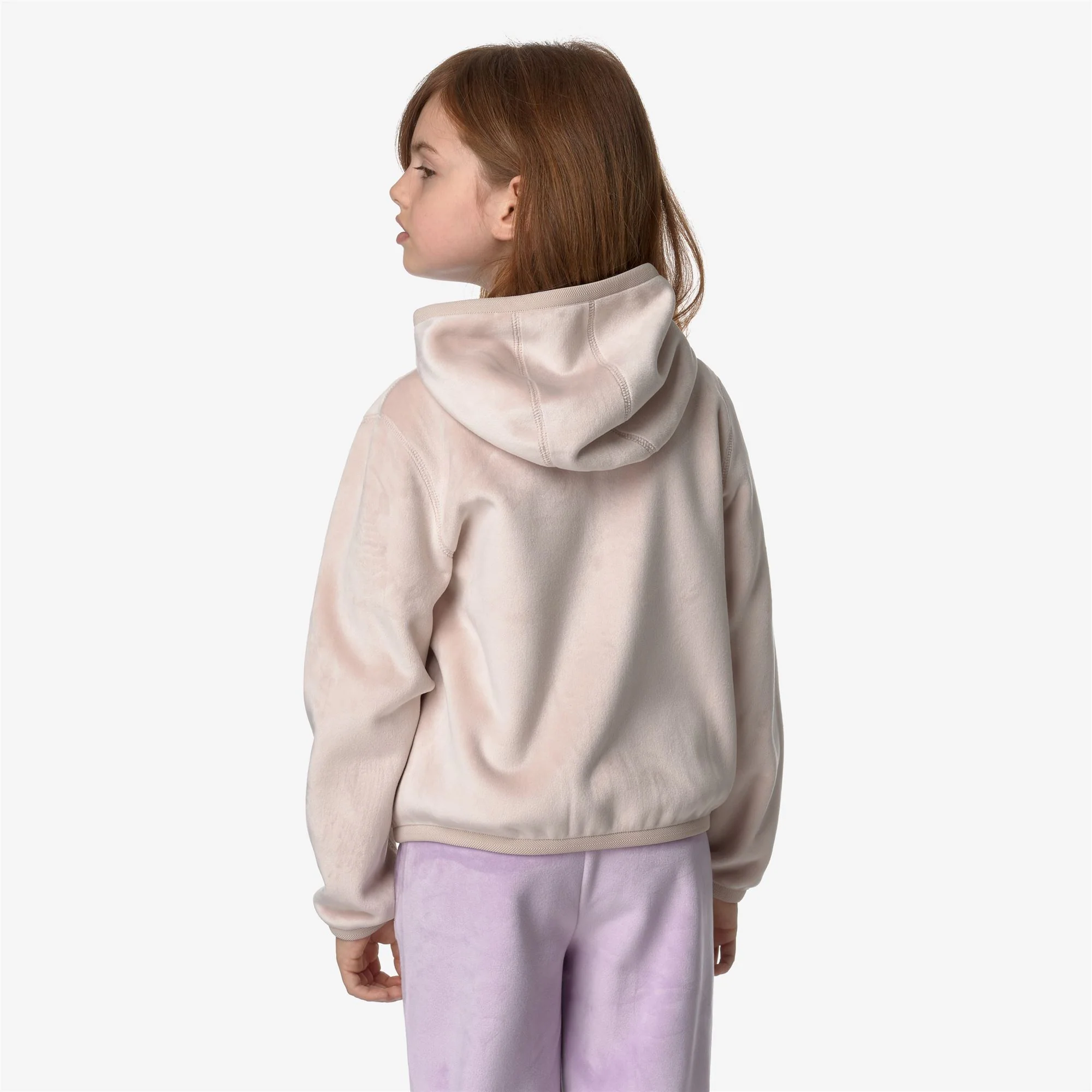 P. LILY VELOUR POLAR REVERSIBLE - Fleece - Jacket - Girl - PINK TINT-PINK TINT - Image 6