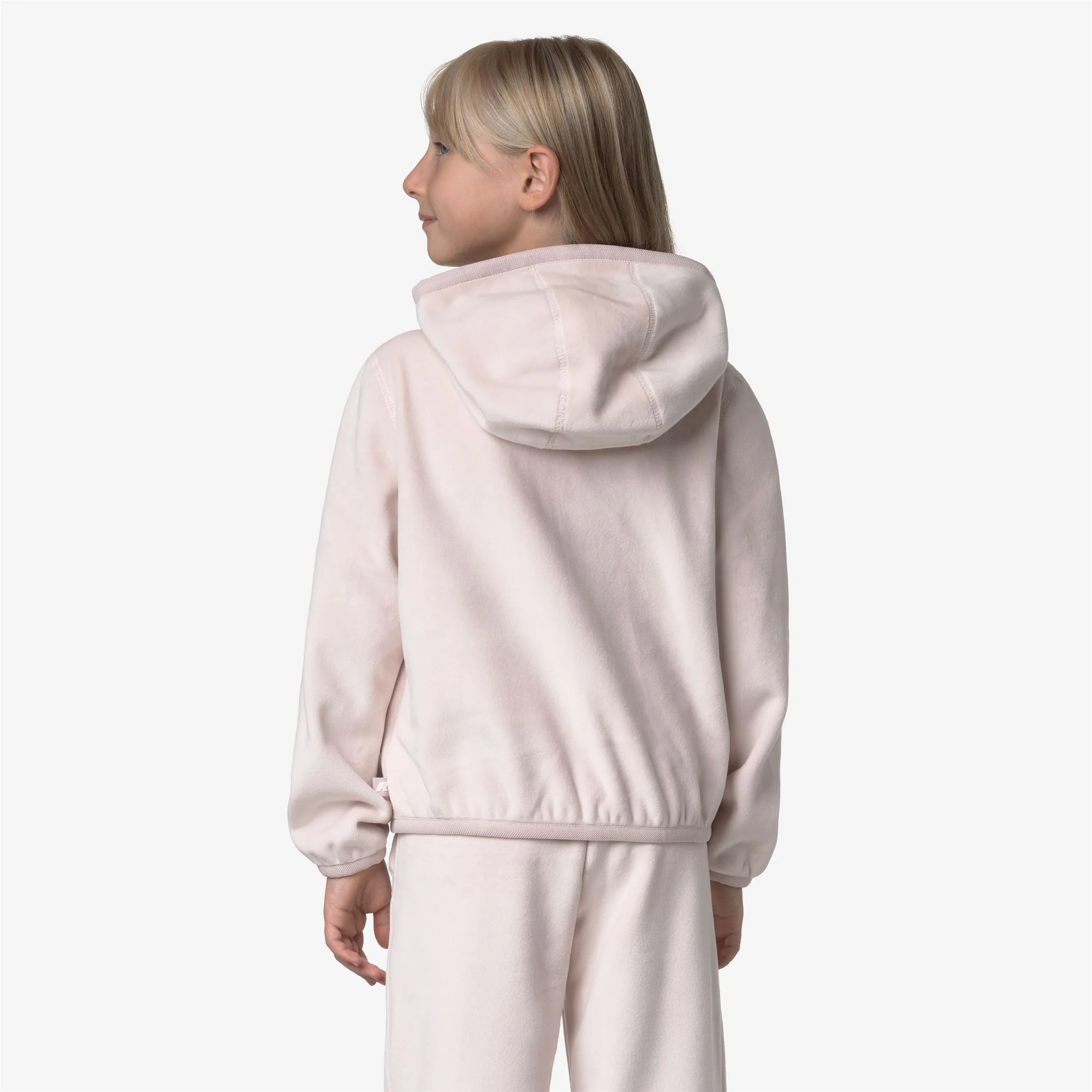 P. LILY VELOUR POLAR REVERSIBLE - Fleece - Jacket - Girl - ROSE HUSHED-WHITE GARDENIA - Image 6
