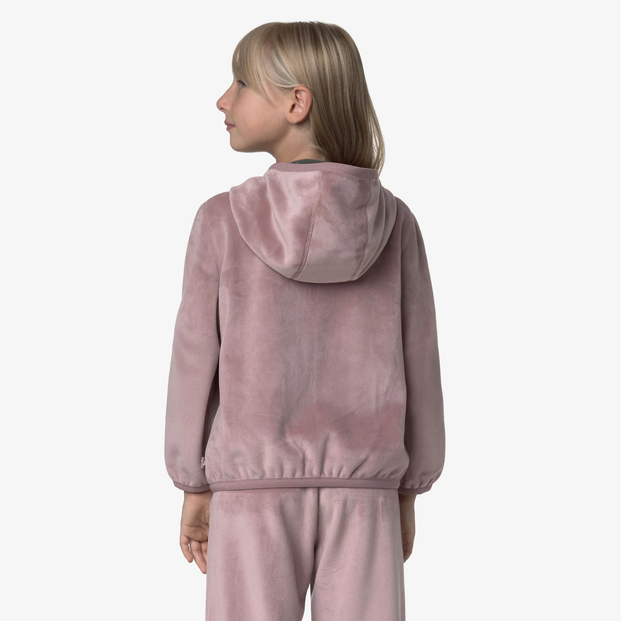 P. LILY VELOUR POLAR REVERSIBLE - Fleece - Jacket - Girl - ROSE PINKISH-GREEN BLACKISH - Image 6
