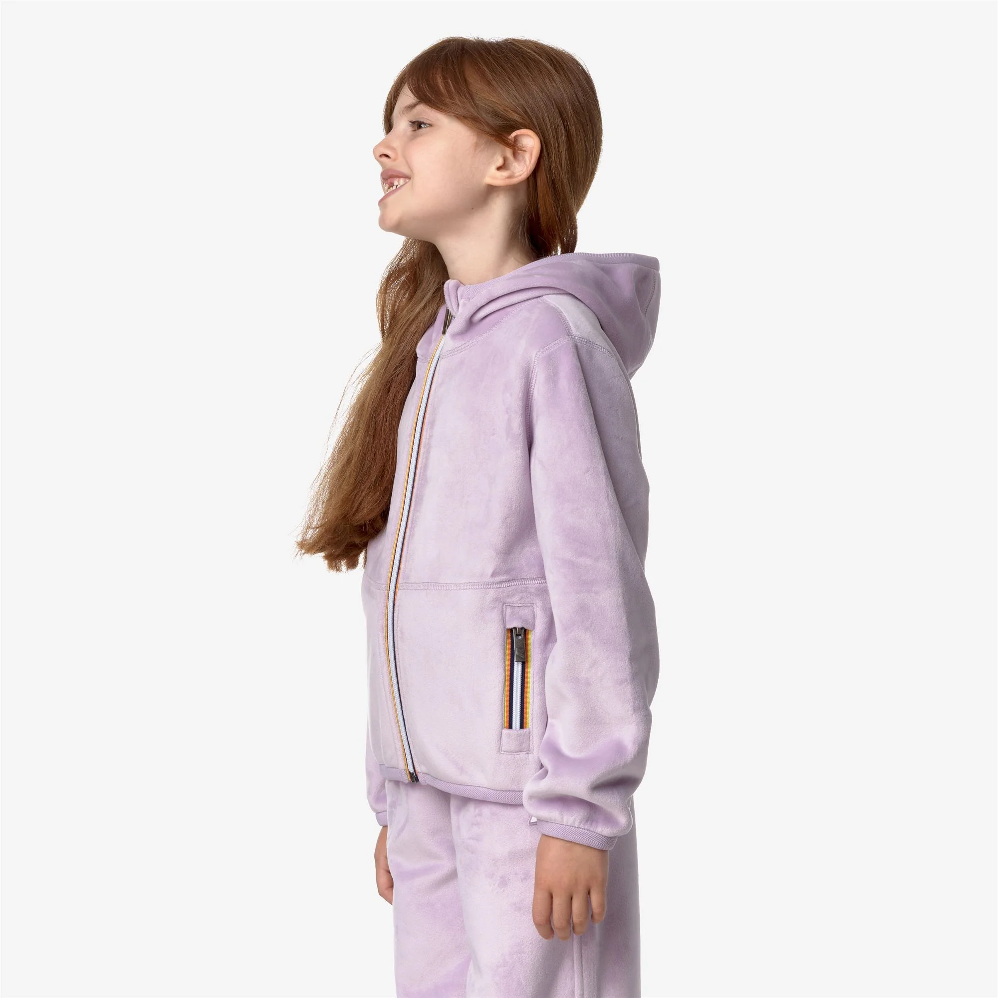 P. LILY VELOUR POLAR REVERSIBLE - Fleece - Jacket - Girl - VIOLET LT LILAC - Image 5