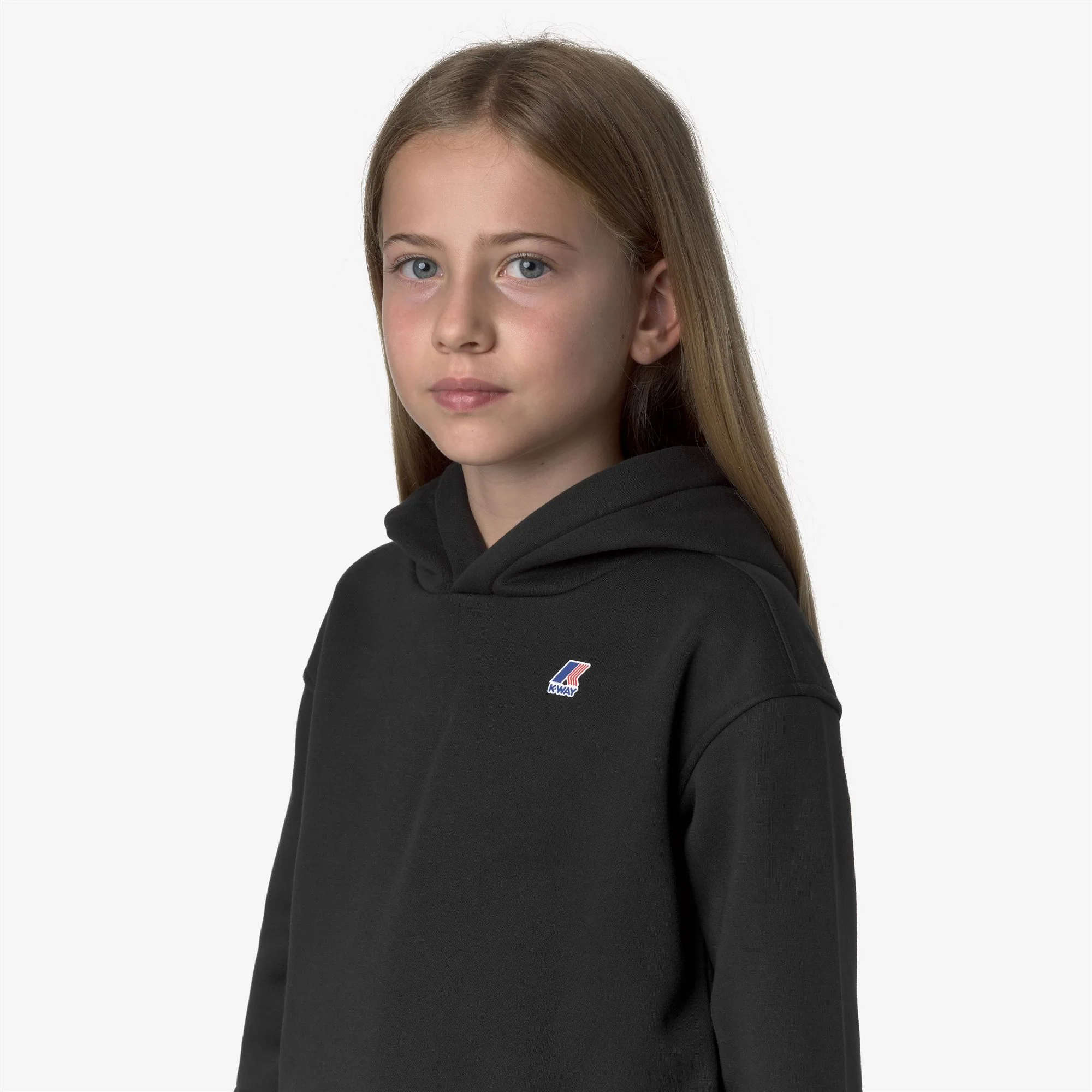 P. NINETTE BRUSHED PC - Fleece - Hoodie - Girl - BLACK PURE - Image 2