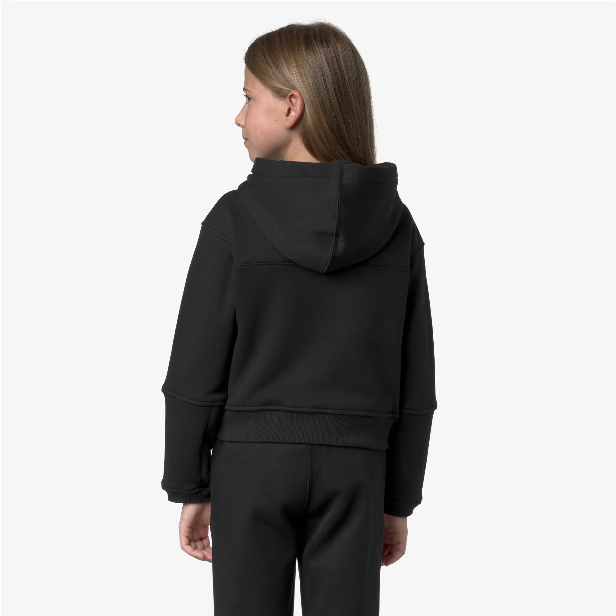 P. NINETTE BRUSHED PC - Fleece - Hoodie - Girl - BLACK PURE - Image 5