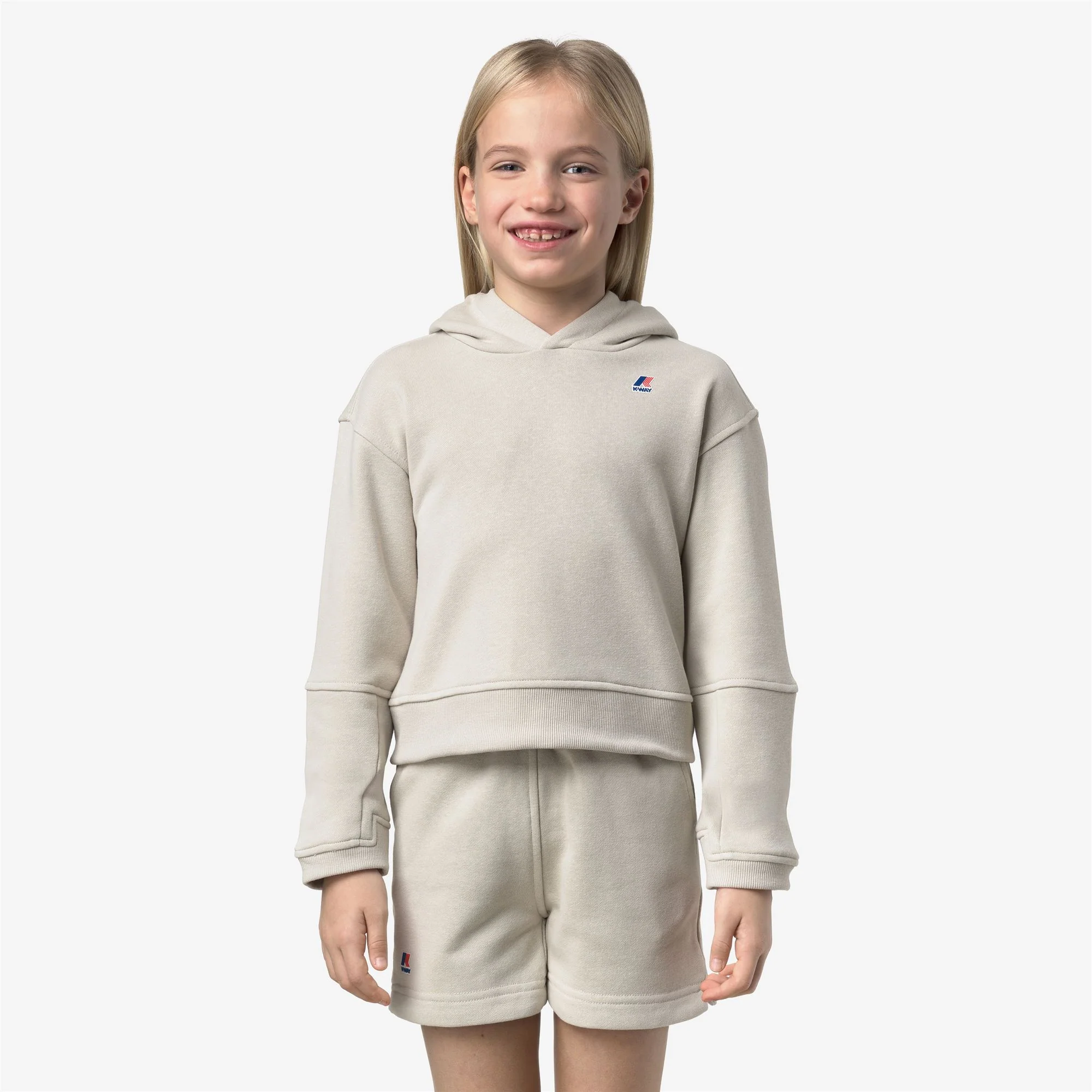 P. NINETTE PC - Fleece - Hoodie - Girl - BEIGE LT - Image 3