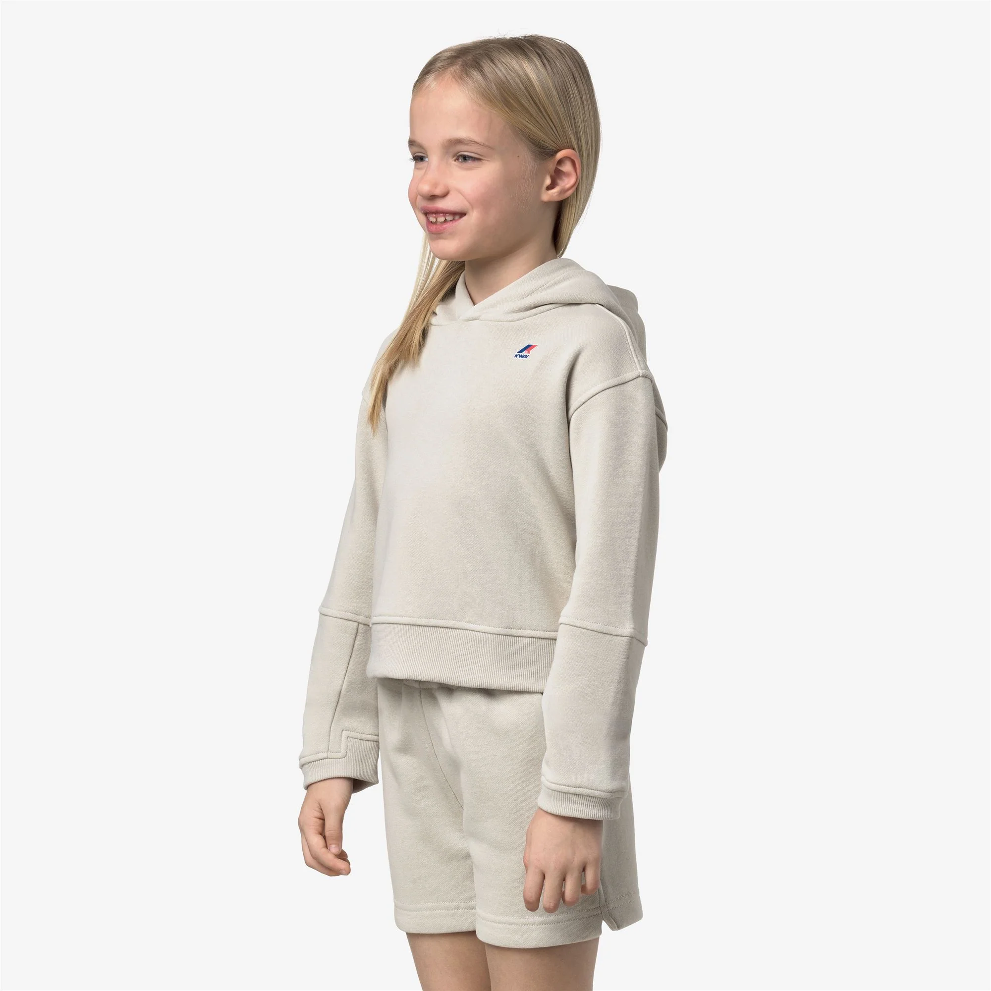 P. NINETTE PC - Fleece - Hoodie - Girl - BEIGE LT - Image 4