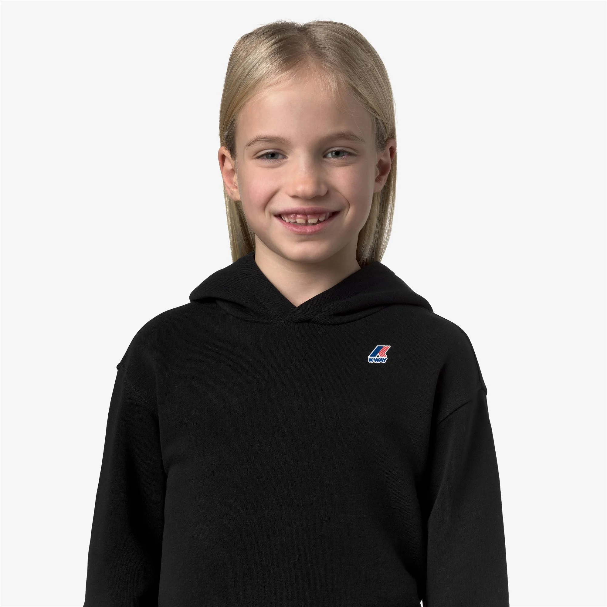 P. NINETTE PC - Fleece - Hoodie - Girl - BLACK PURE - Image 2