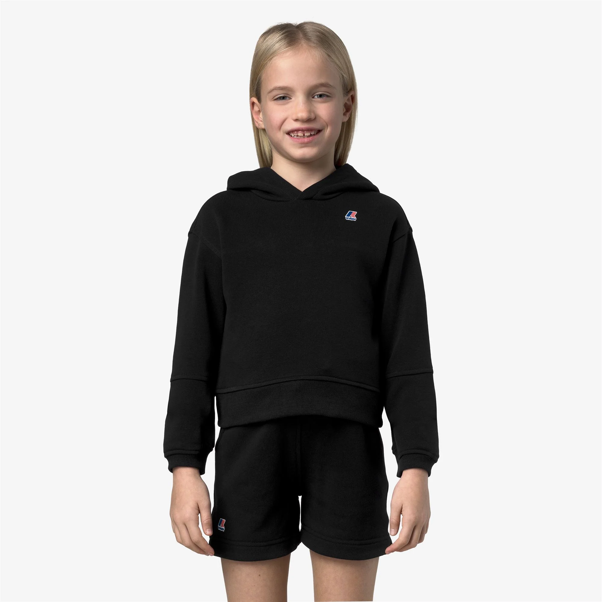 P. NINETTE PC - Fleece - Hoodie - Girl - BLACK PURE - Image 3