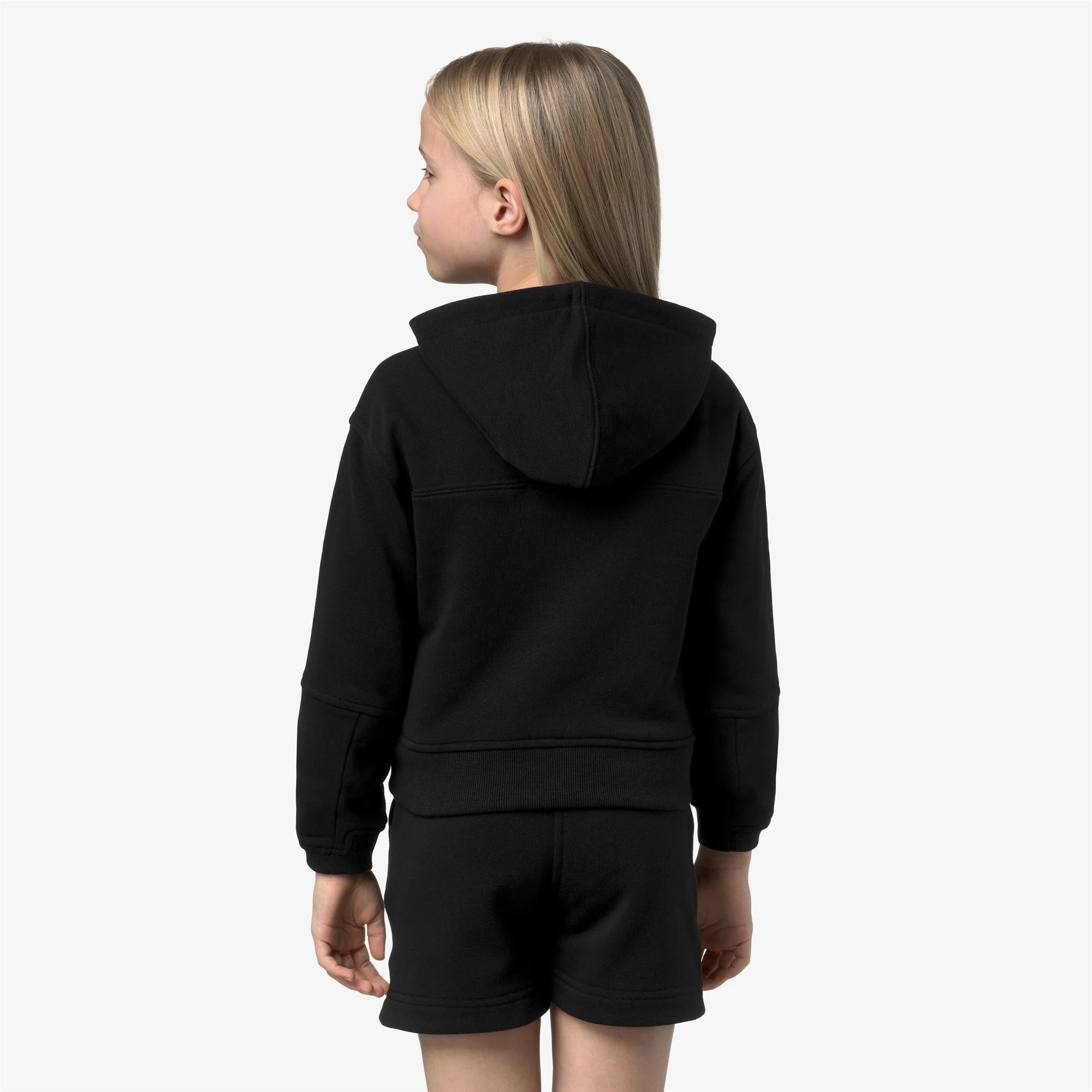 P. NINETTE PC - Fleece - Hoodie - Girl - BLACK PURE - Image 5