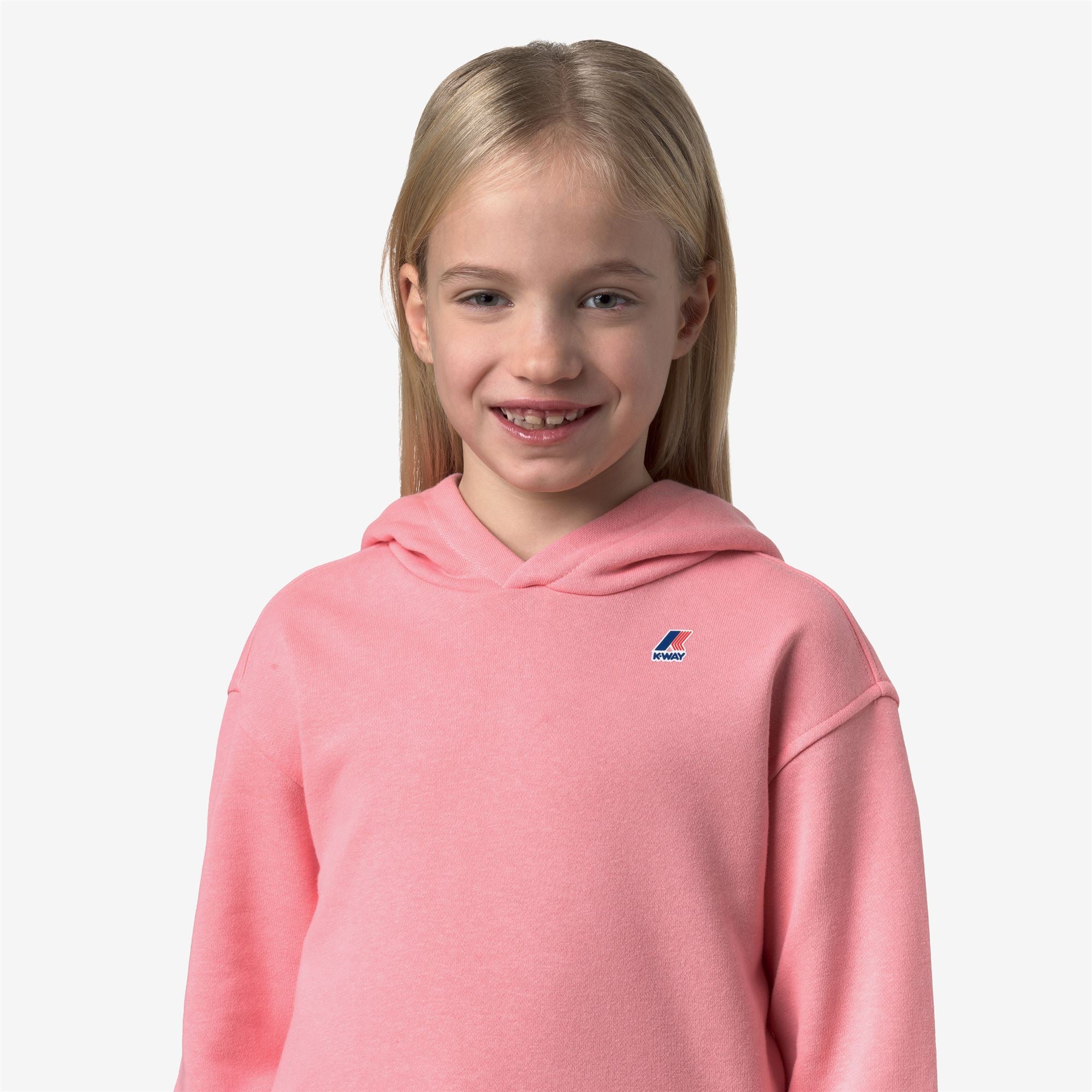 P. NINETTE PC - Fleece - Hoodie - Girl - PINK GERANIUM - Image 2