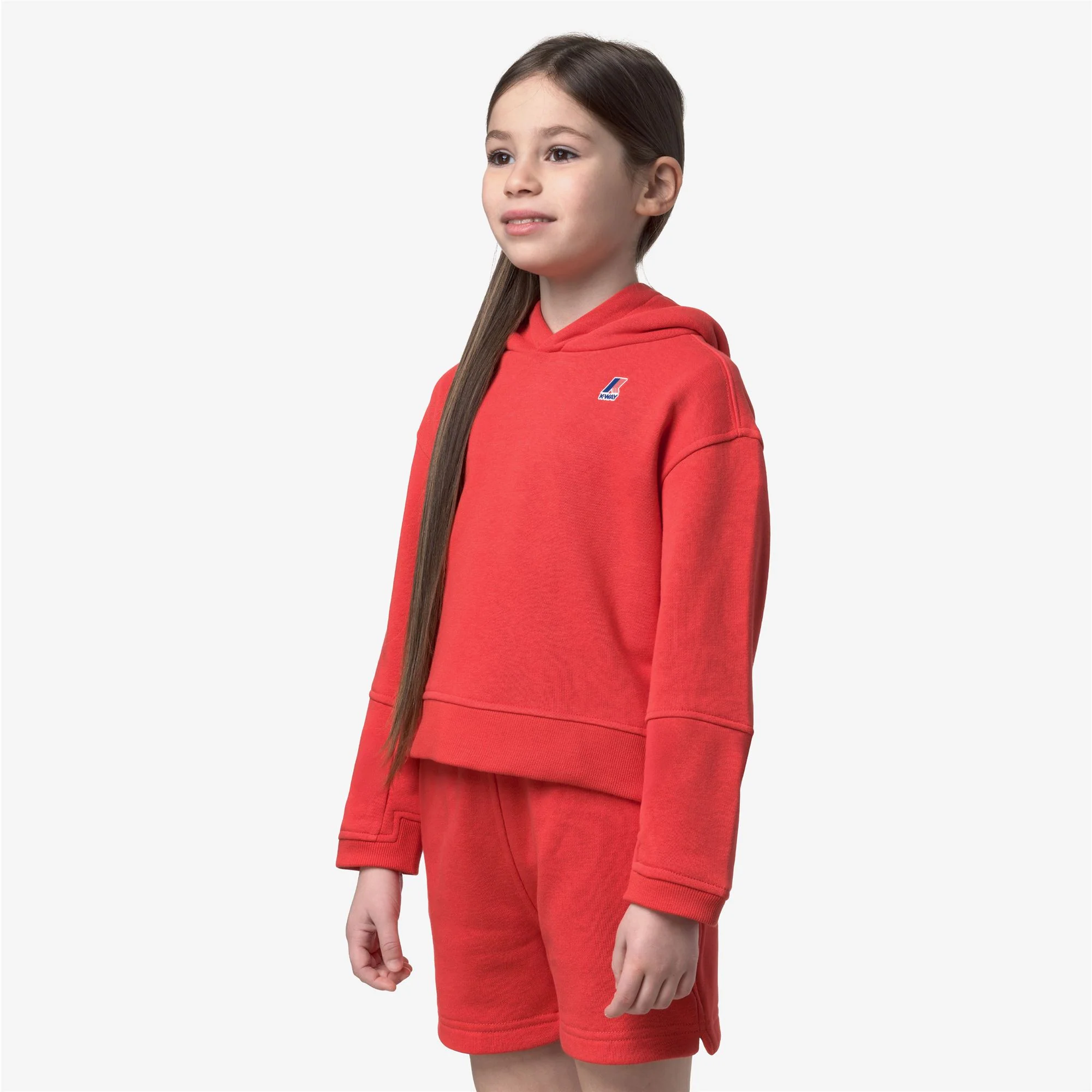 P. NINETTE PC - Fleece - Hoodie - Girl - RED POPPY - Image 4
