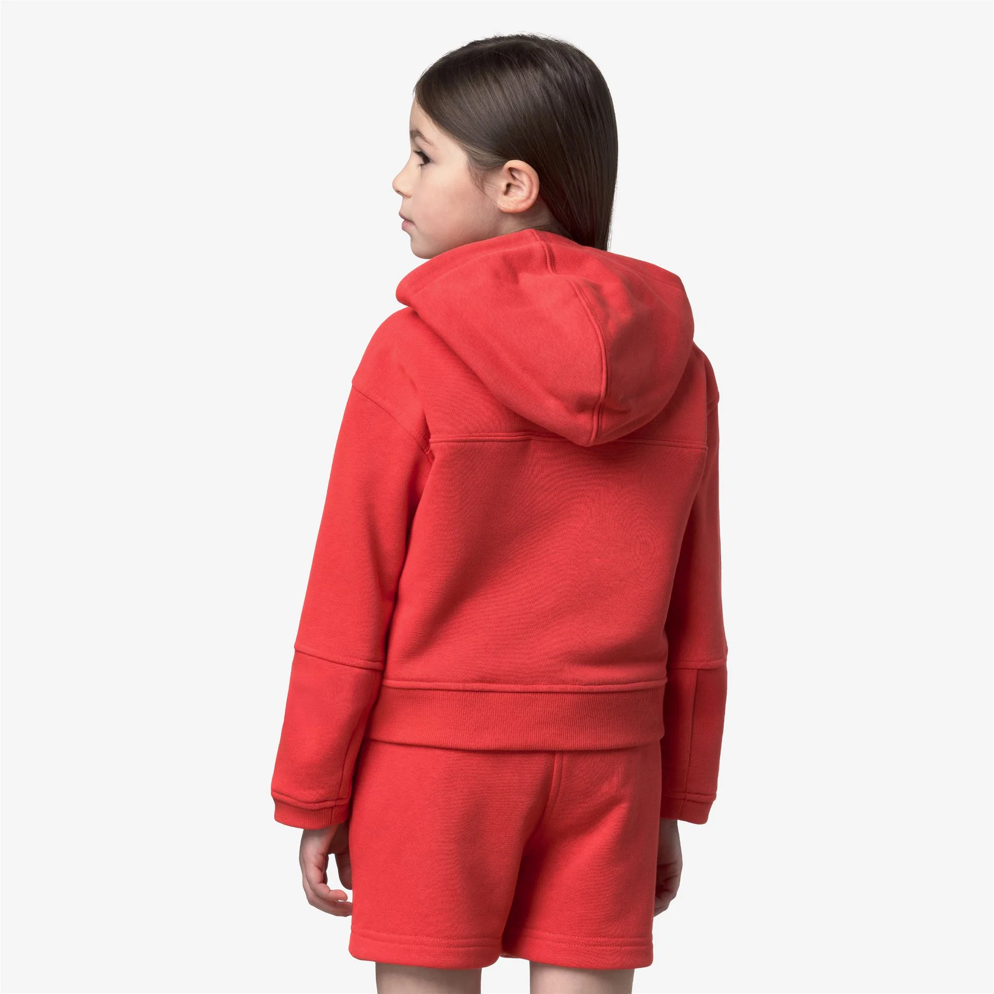 P. NINETTE PC - Fleece - Hoodie - Girl - RED POPPY - Image 5