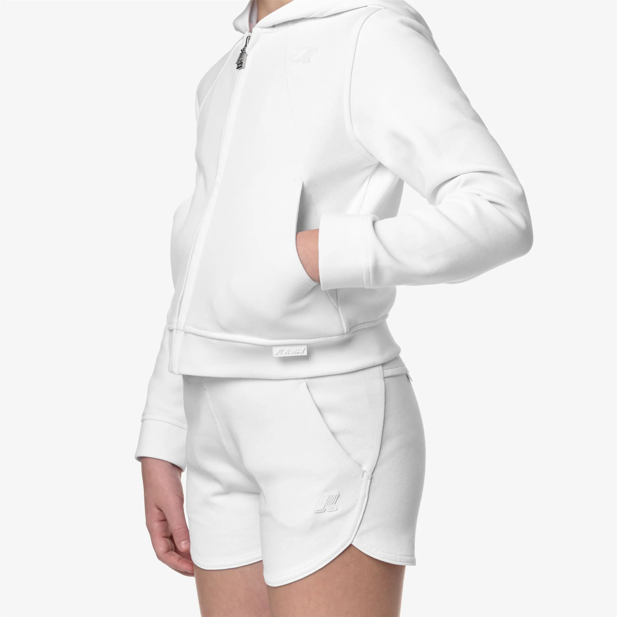 P. RENA INTERLOCK - Fleece - Jacket - Girl - WHITE - Image 2
