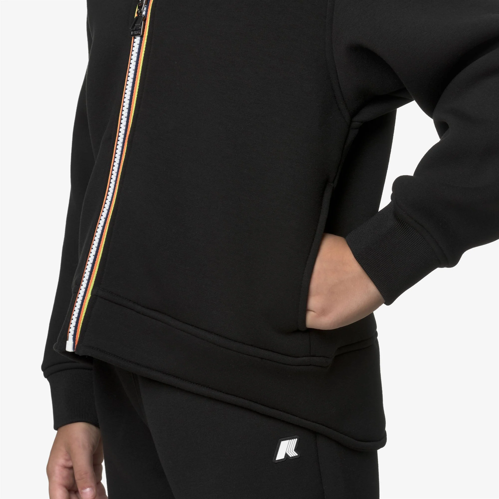 P. ALEC - Fleece - Jacket - Kid unisex - BLACK PURE - Image 2