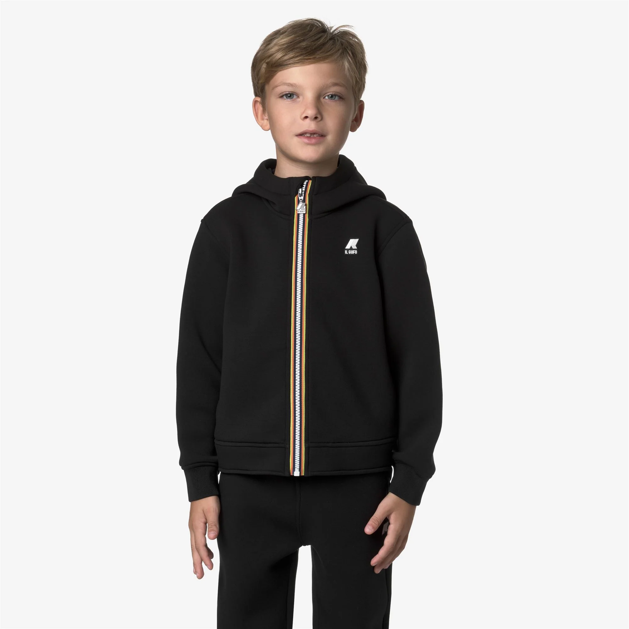 P. ALEC - Fleece - Jacket - Kid unisex - BLACK PURE - Image 3