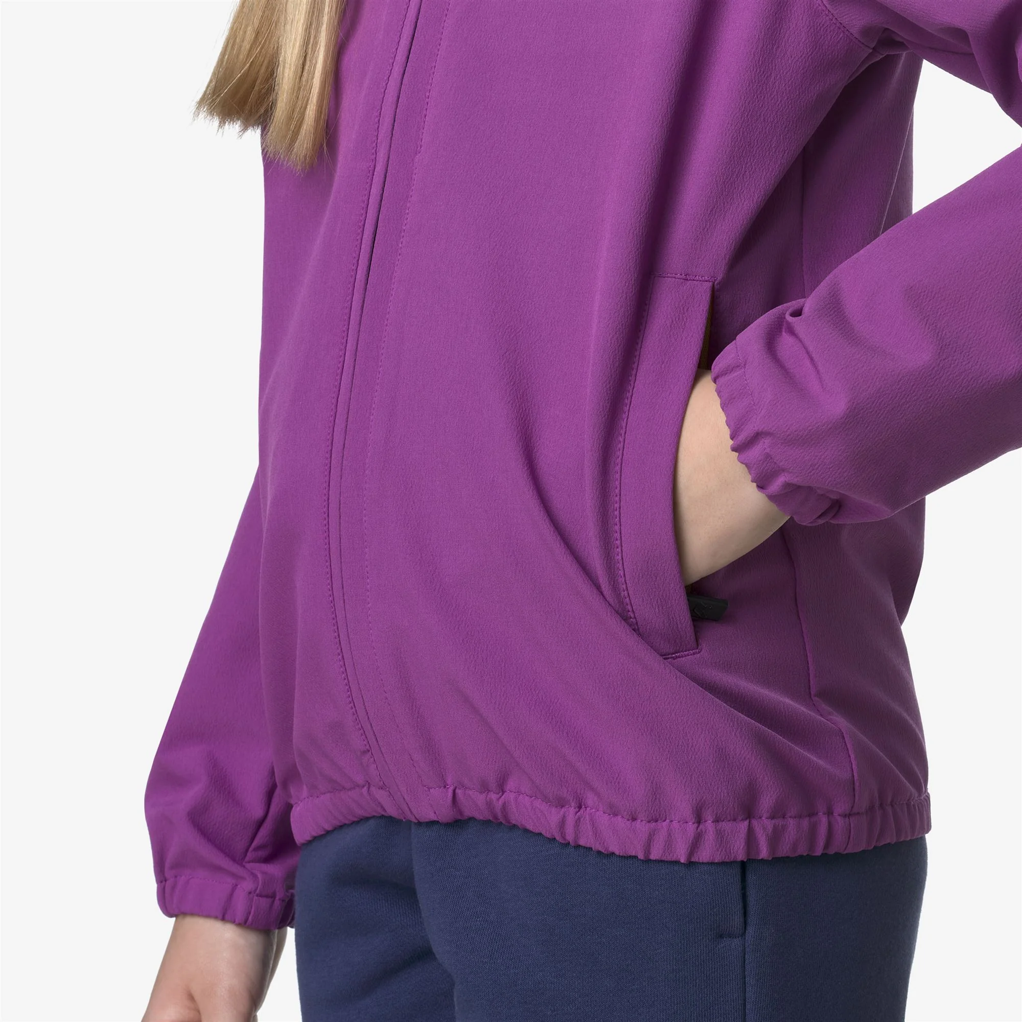 P. LE VRAI GARETH - Fleece - Jacket - Kid unisex - VIOLET - Image 3