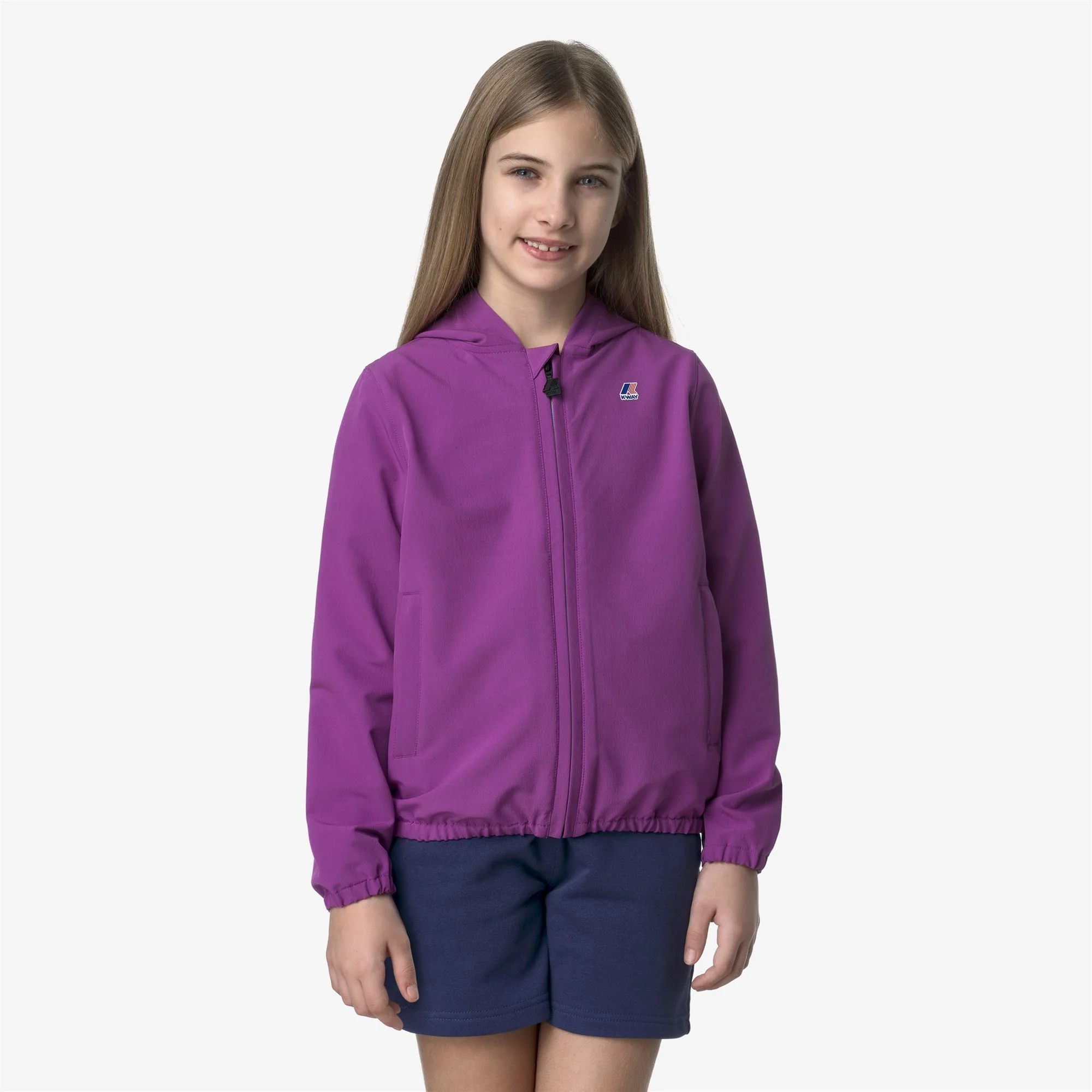 P. LE VRAI GARETH - Fleece - Jacket - Kid unisex - VIOLET - Image 4