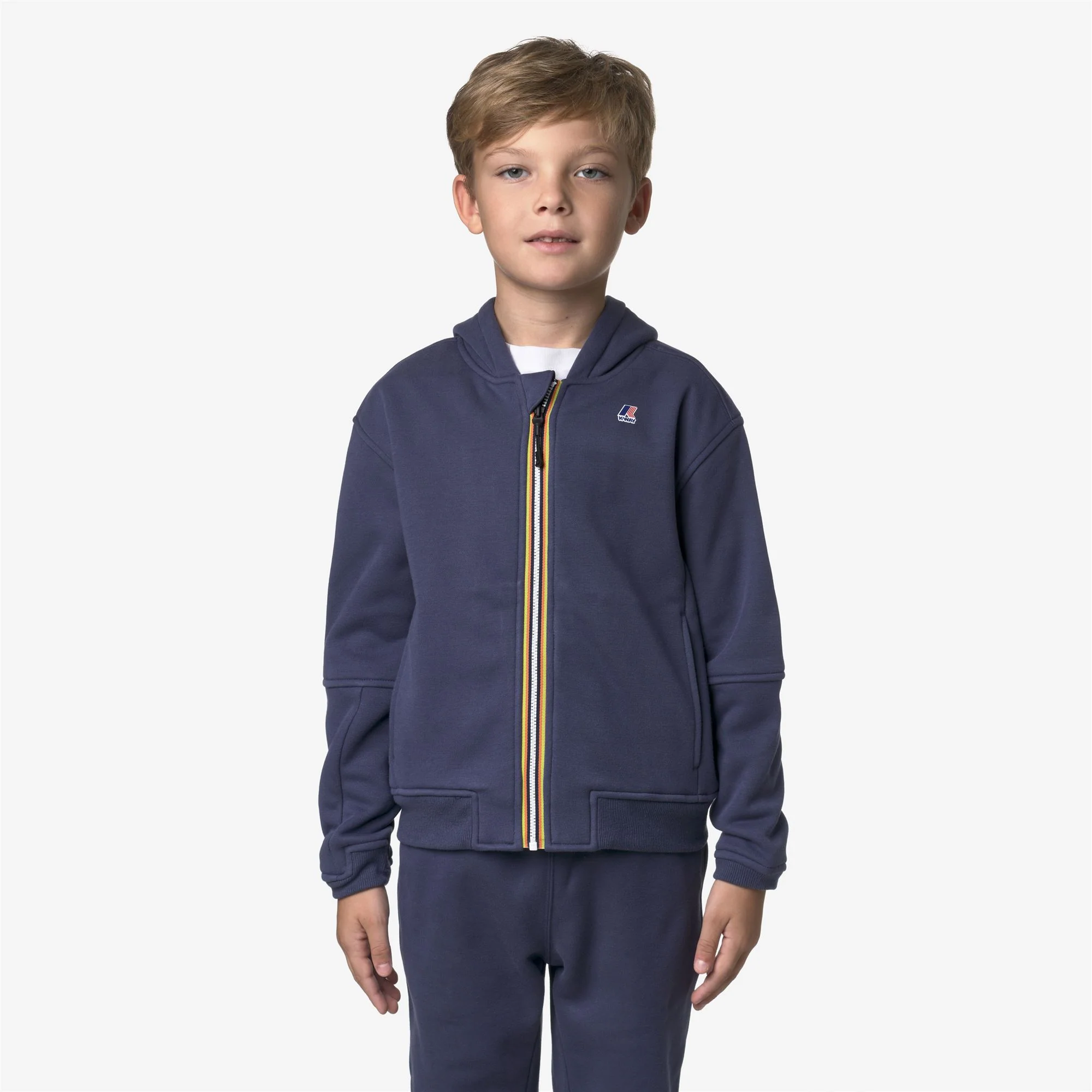 P. PROS BRUSHED PC - Fleece - Hoodie Full Zip - Kid unisex - BLUE DEEP COBALT - Image 3
