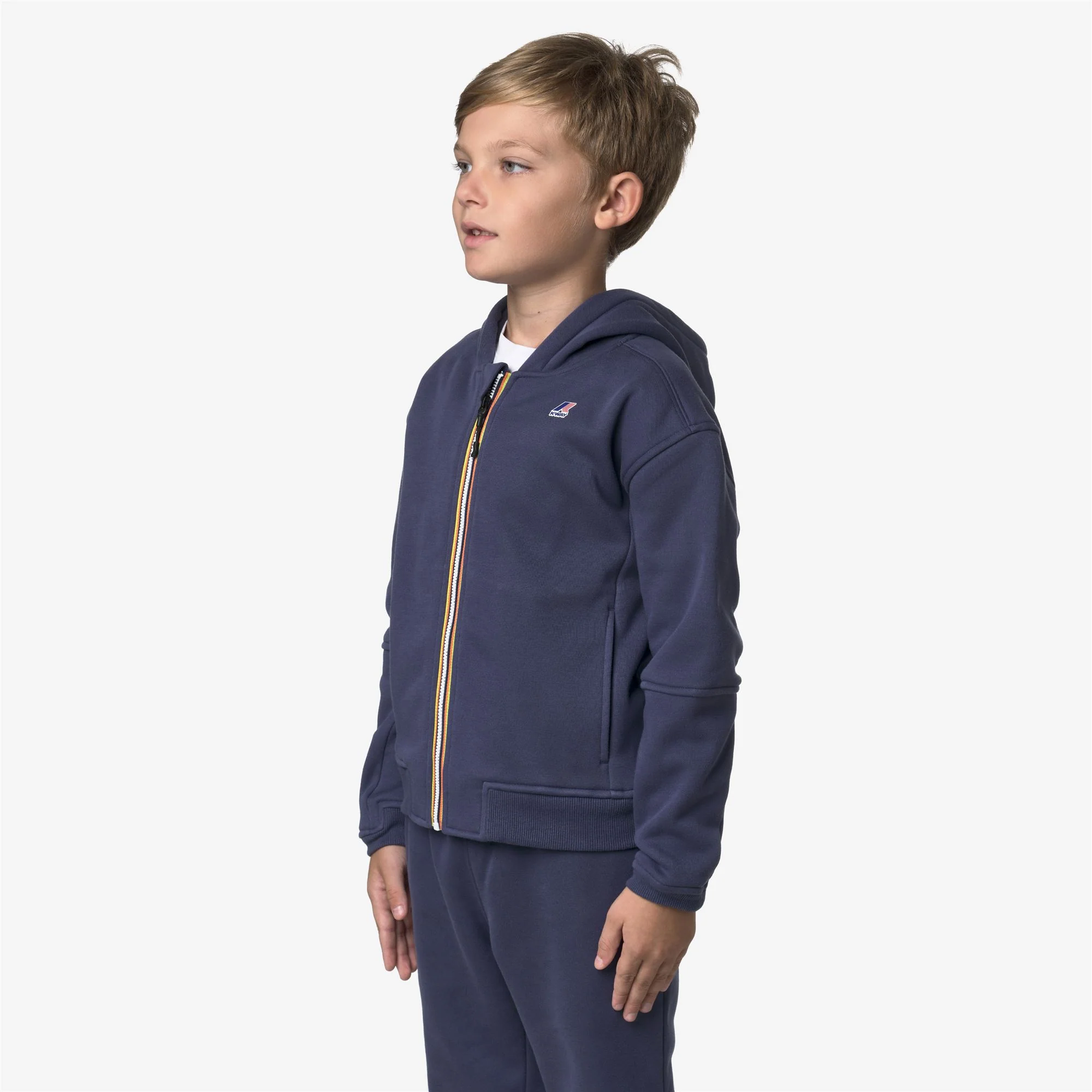 P. PROS BRUSHED PC - Fleece - Hoodie Full Zip - Kid unisex - BLUE DEEP COBALT - Image 4