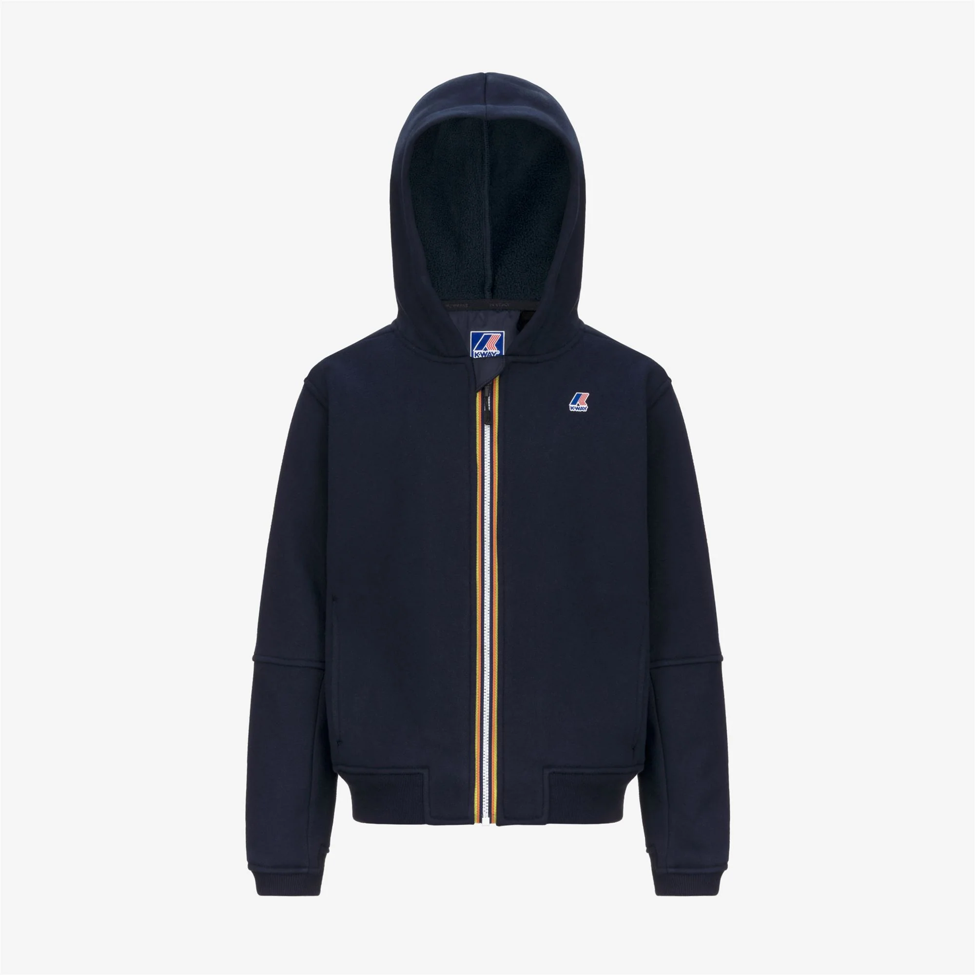 P. PROS BRUSHED PC - Fleece - Hoodie Full Zip - Kid unisex - BLUE DEPTH