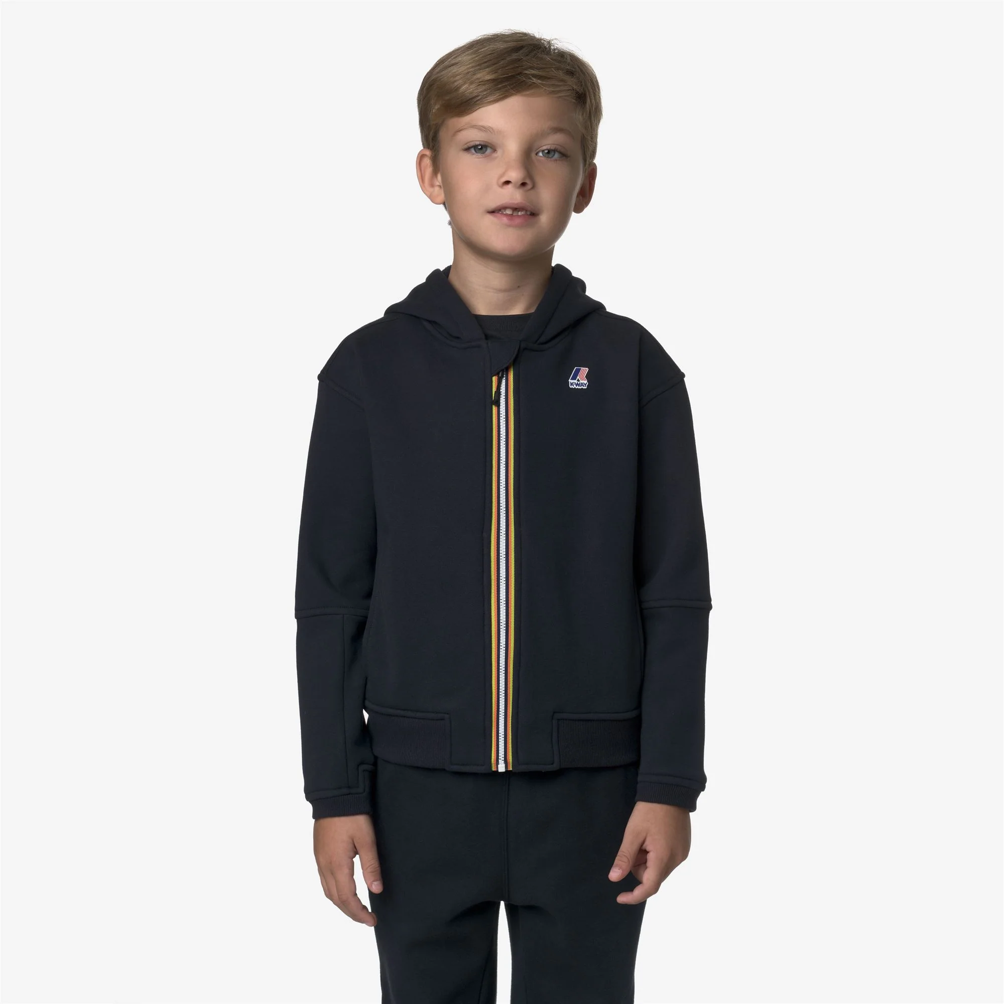 P. PROS BRUSHED PC - Fleece - Hoodie Full Zip - Kid unisex - BLUE DEPTH - Image 4