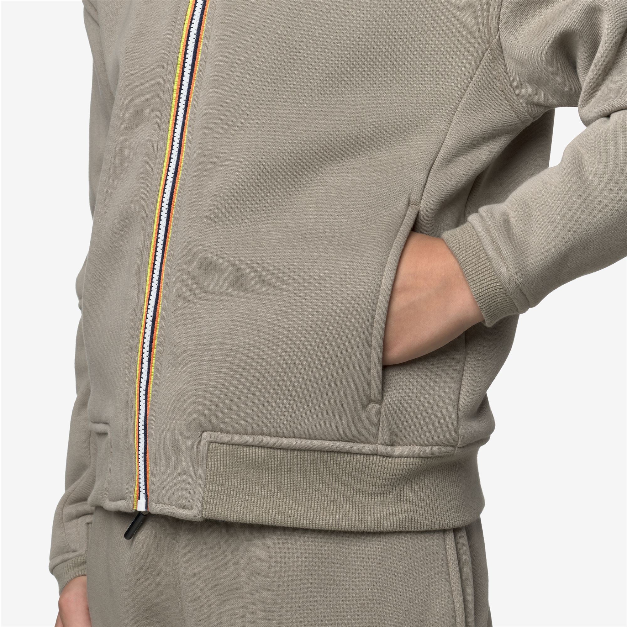 P. PROS BRUSHED PC - Fleece - Hoodie Full Zip - Kid unisex - GREEN OAK - Image 2