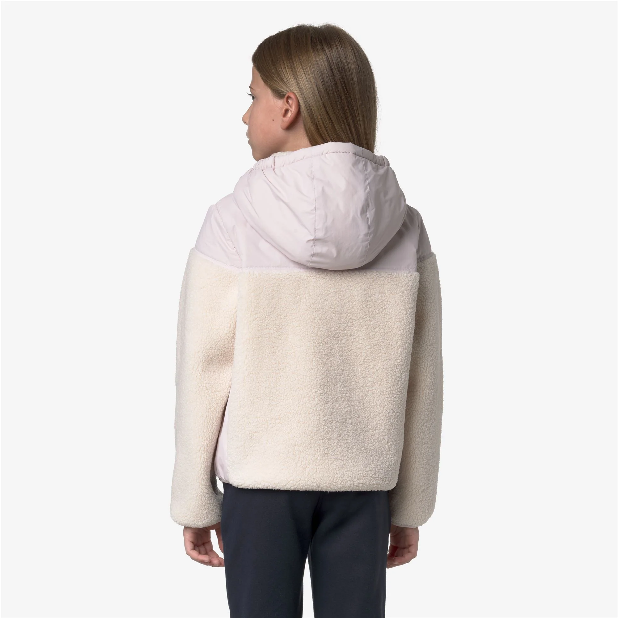 P. SAMSON 4.0 ORSETTO - Fleece - Hoodie Full Zip - Kid unisex - ROSE HUSHED--ECRU - Image 5