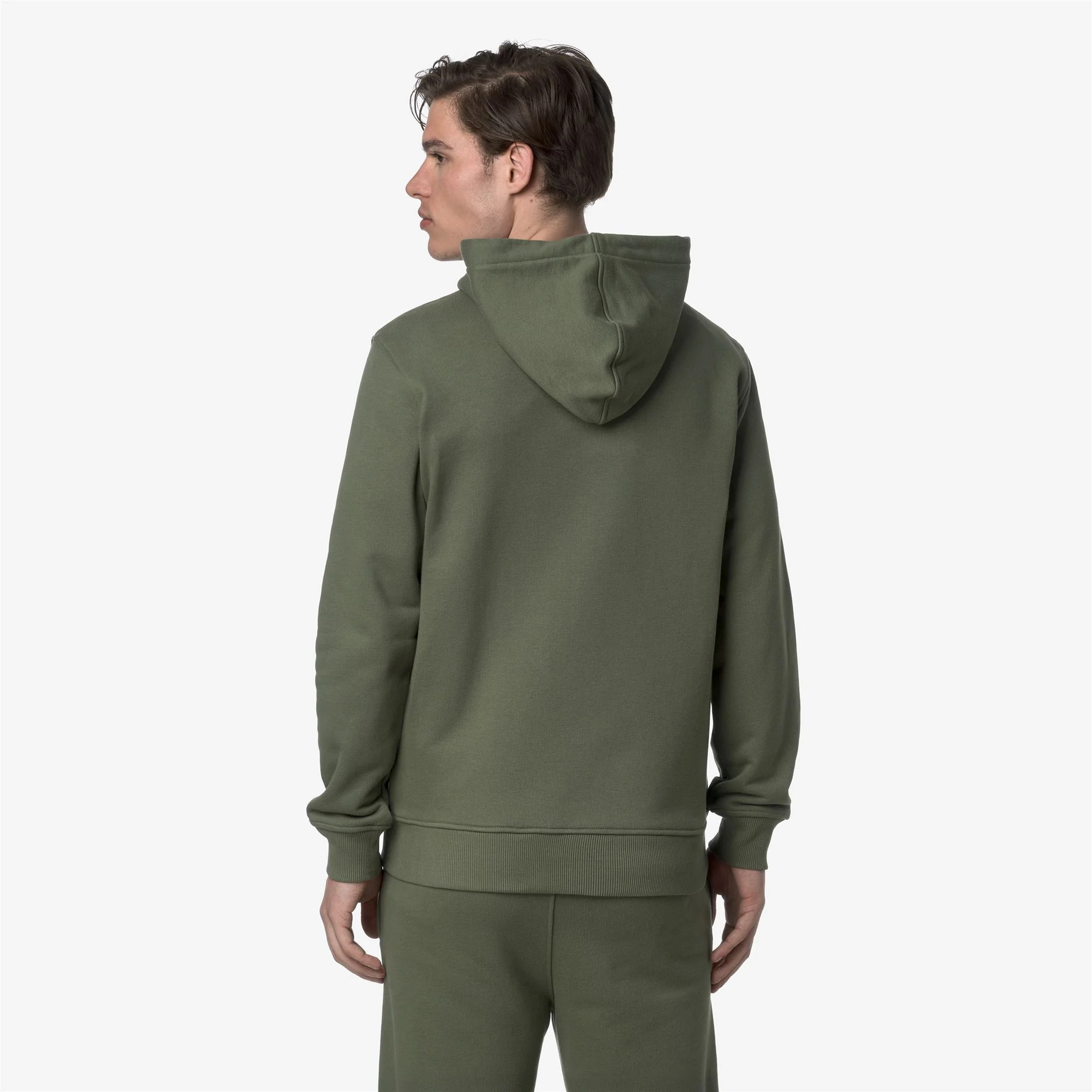 ANTHONY FRENCH TERRY - Fleece - Jacket - Man - GREEN LICHEN - Image 5