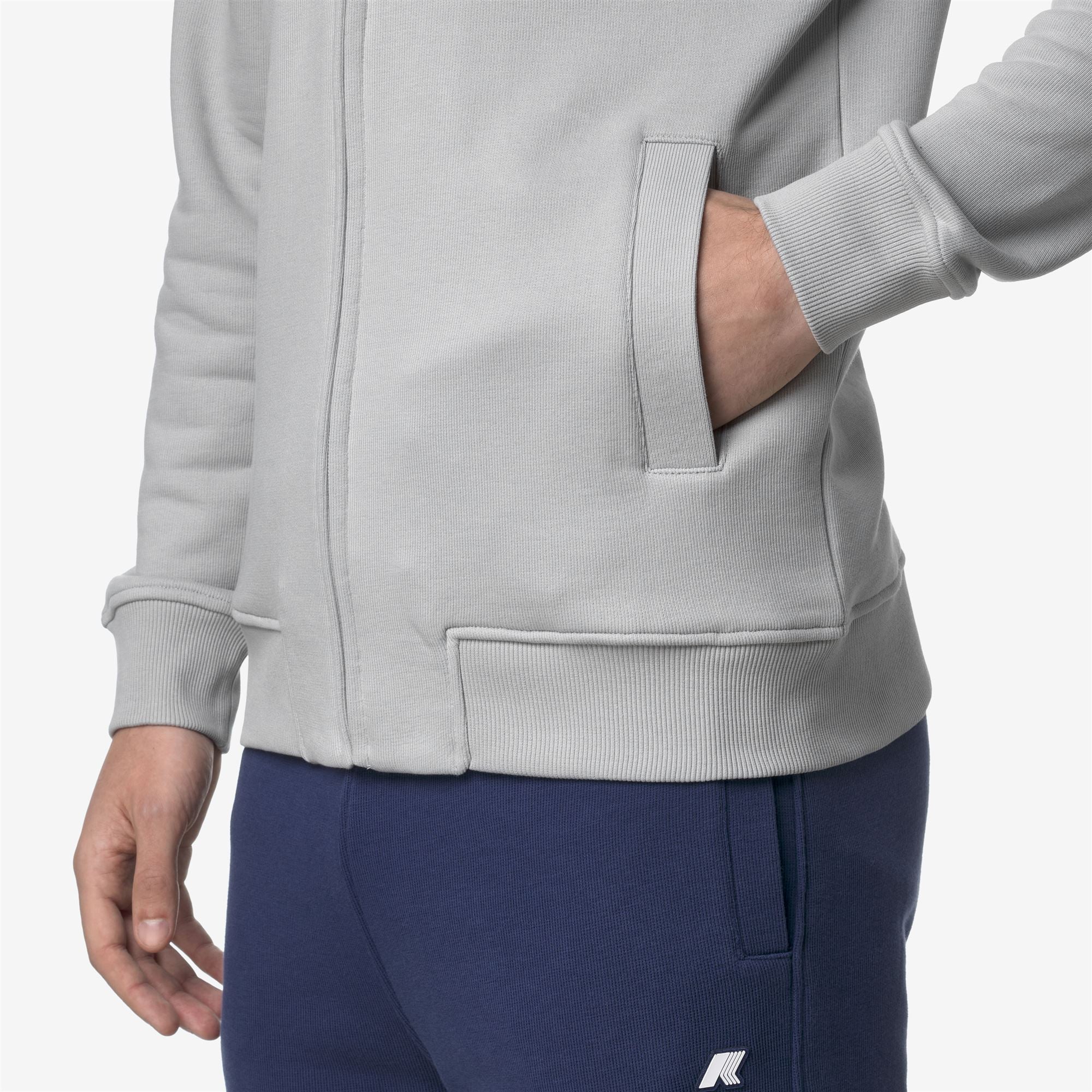 ANTHONY FRENCH TERRY - Fleece - Jacket - Man - GREY - Image 2