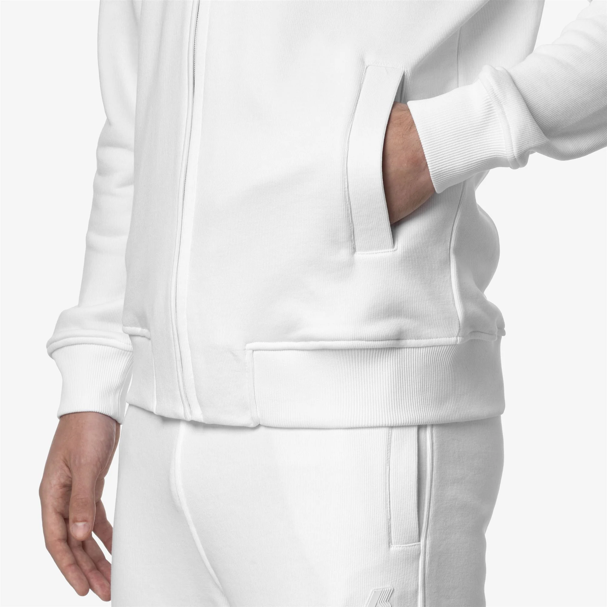 ANTHONY FRENCH TERRY - Fleece - Jacket - Man - WHITE - Image 2