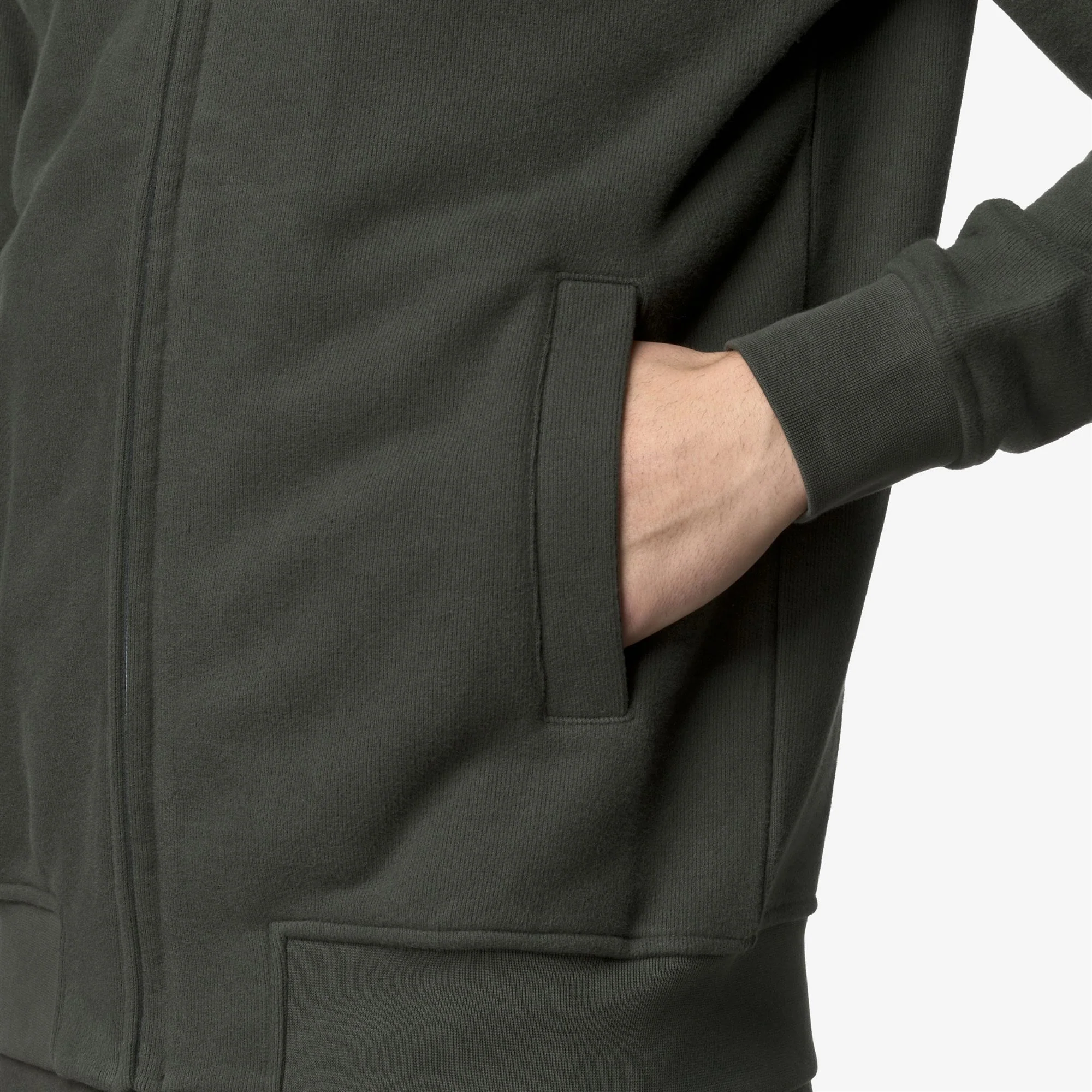 ANTHONY HEAVY FLEECE - Fleece - Jacket - Man - GREEN BLACKISH - Image 2