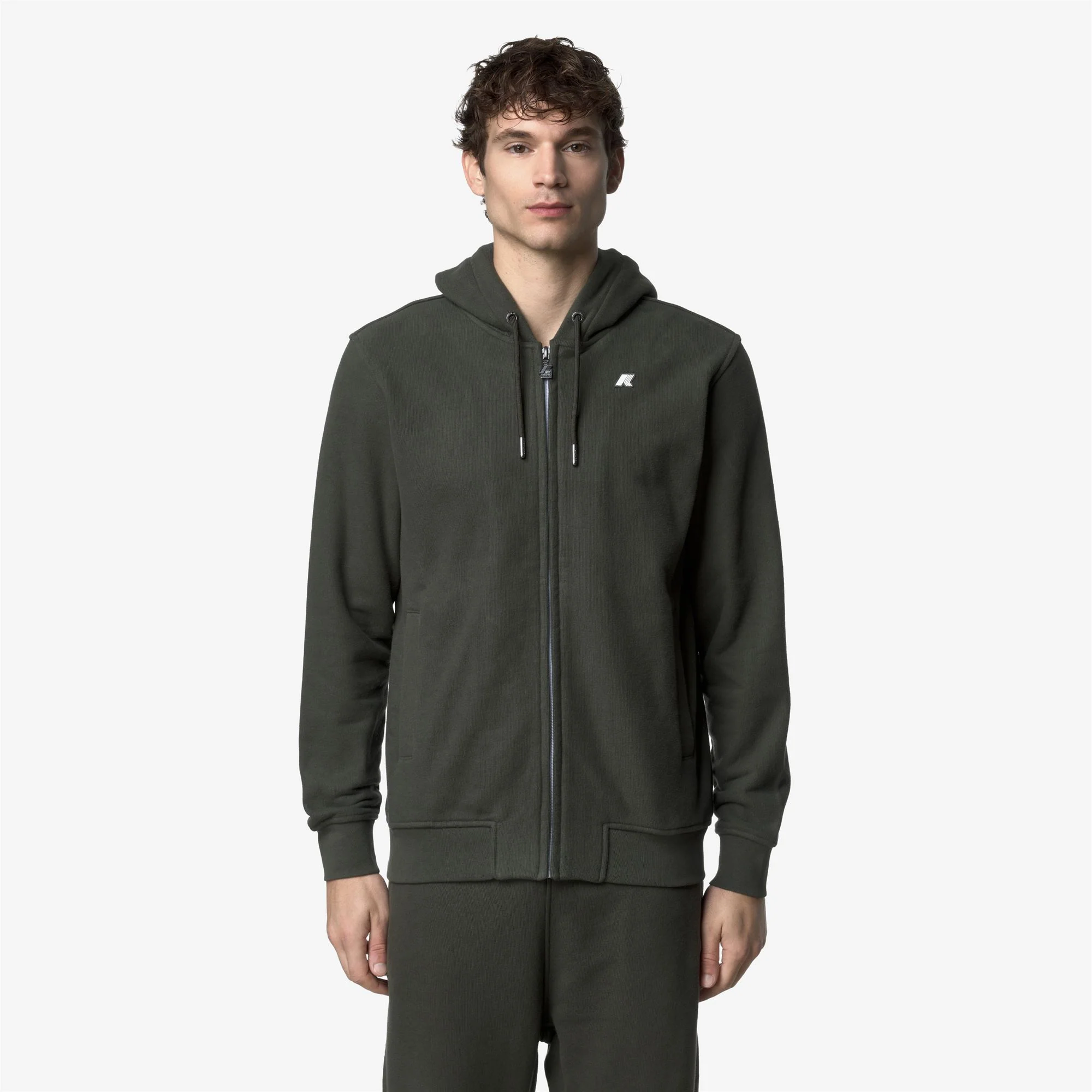 ANTHONY HEAVY FLEECE - Fleece - Jacket - Man - GREEN BLACKISH - Image 3