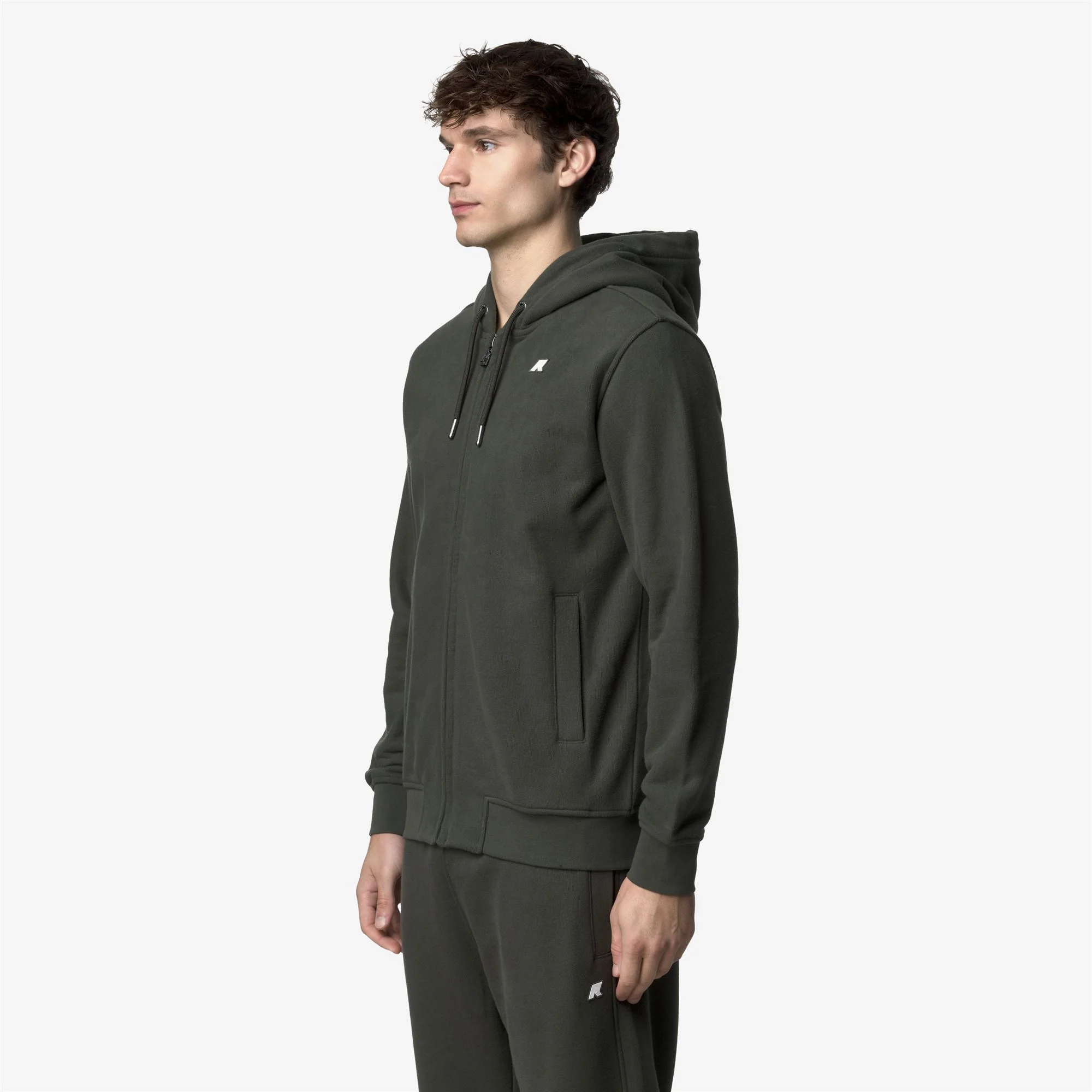 ANTHONY HEAVY FLEECE - Fleece - Jacket - Man - GREEN BLACKISH - Image 4