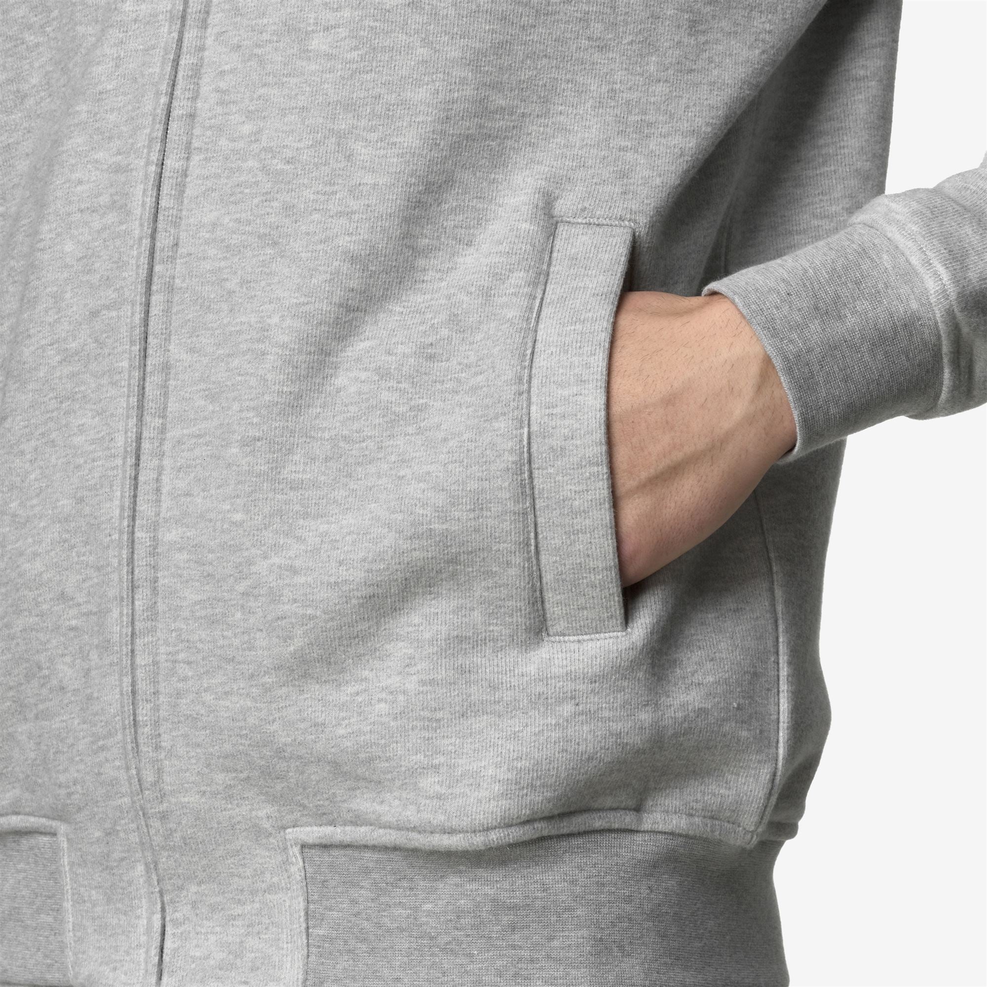 ANTHONY HEAVY FLEECE - Fleece - Jacket - Man - GREY MEL - Image 2