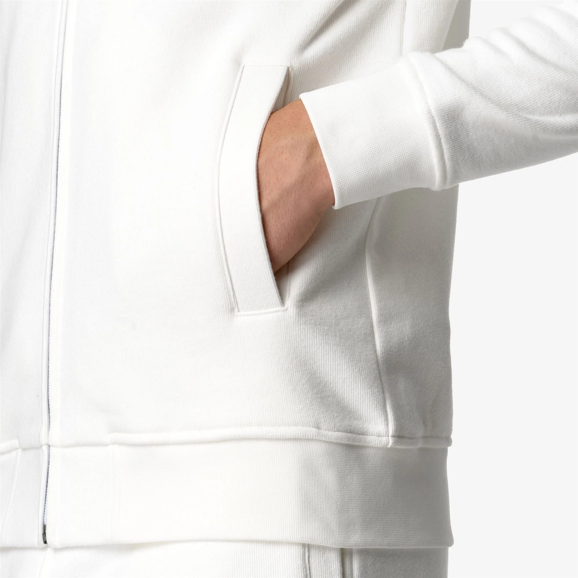 ANTHONY HEAVY FLEECE - Fleece - Jacket - Man - WHITE GARDENIA - Image 2