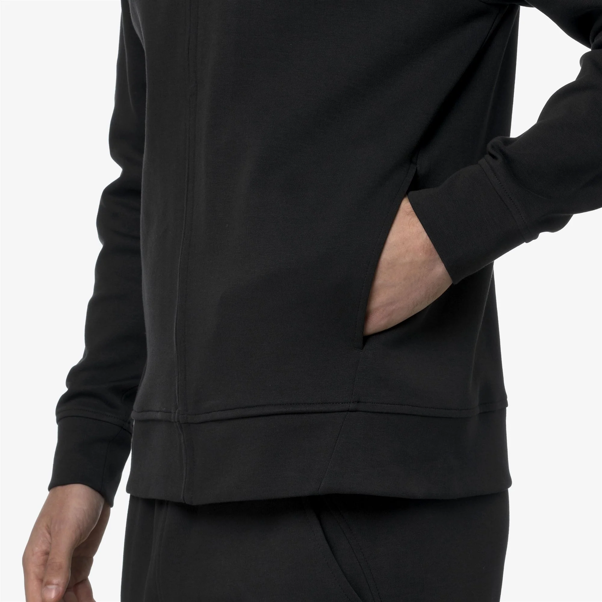 ANTON INTERLOCK - Fleece - Jacket - Man - BLACK PURE - Image 2